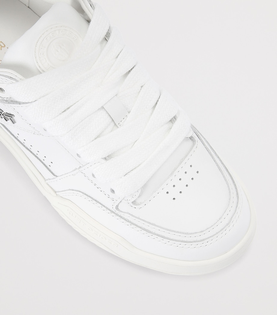 Kurt Geiger London Leather Hatton Sneakers White Image 2