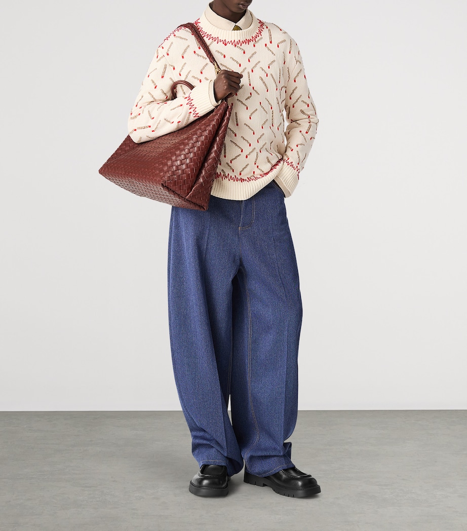 Large Lambskin Andiamo Shoulder Bag 2507 Image 2