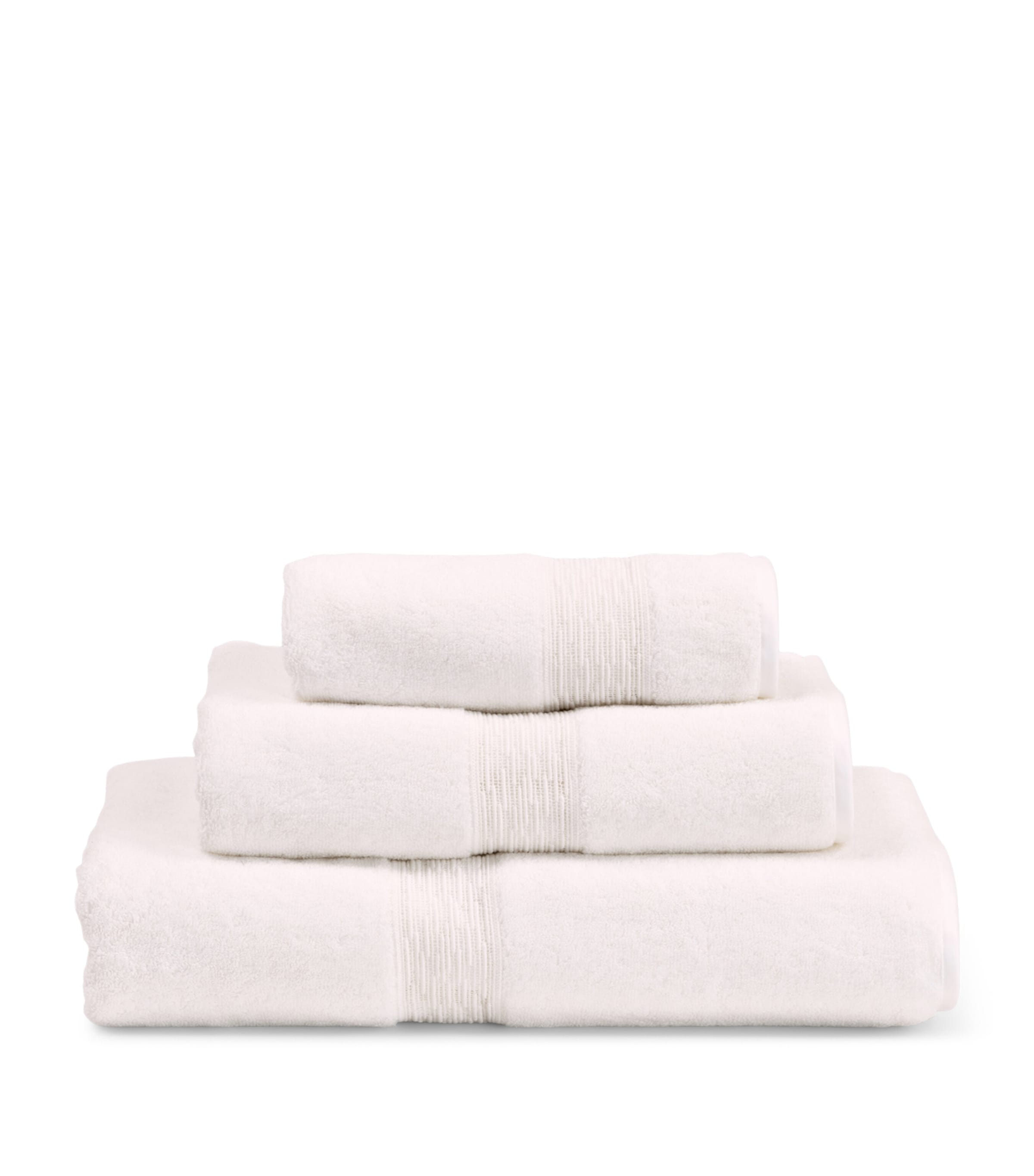 Frette Balance Lace Bath Sheet (100cm x 150cm) Milk Image 1