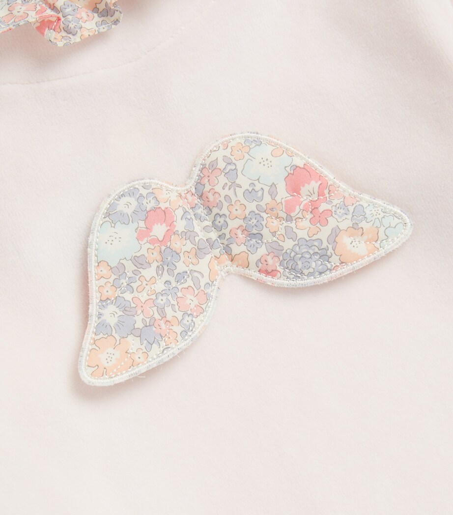 Marie-Chantal Cotton Wing-Appliqué All-In-One (3-18 Months) White/pink Image 4