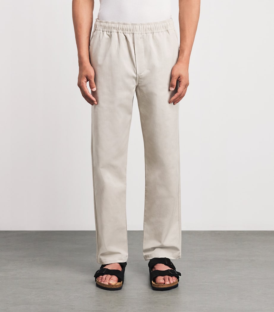 Samsøe Samsøe Mens Jabari Straight Chinos Moonstruck Image 4