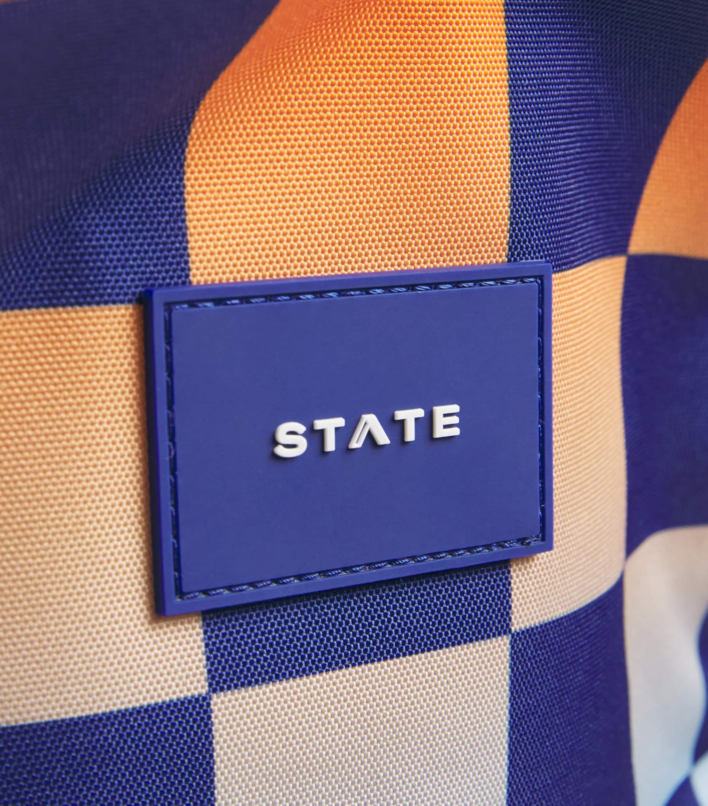 STATE Bags Padded Check Kane Backpack Gradient Chckerboard Image 4