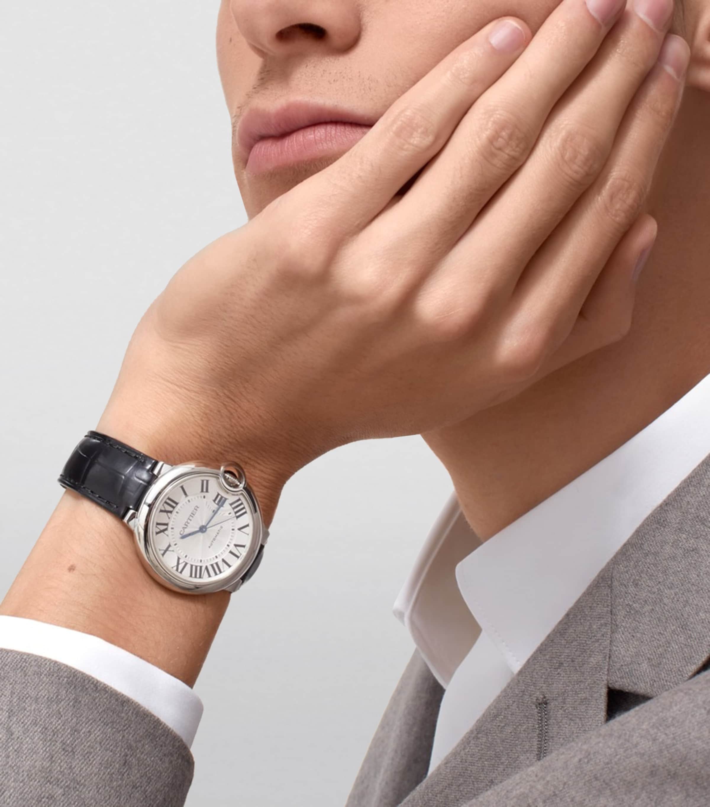 Cartier Stainless Steel Ballon Bleu de Cartier Watch 36mm Image 3