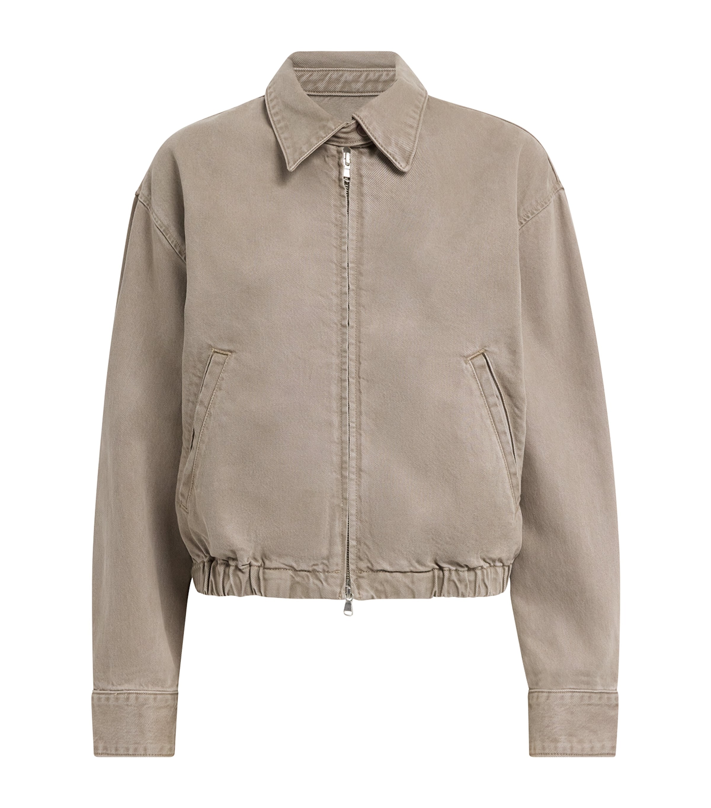 Agolde Nile Denim Jacket In Brown