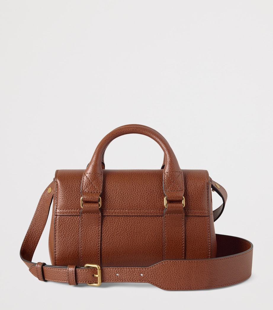 Mini Leather Bayswater Cross-Body Bag OAK Image 3