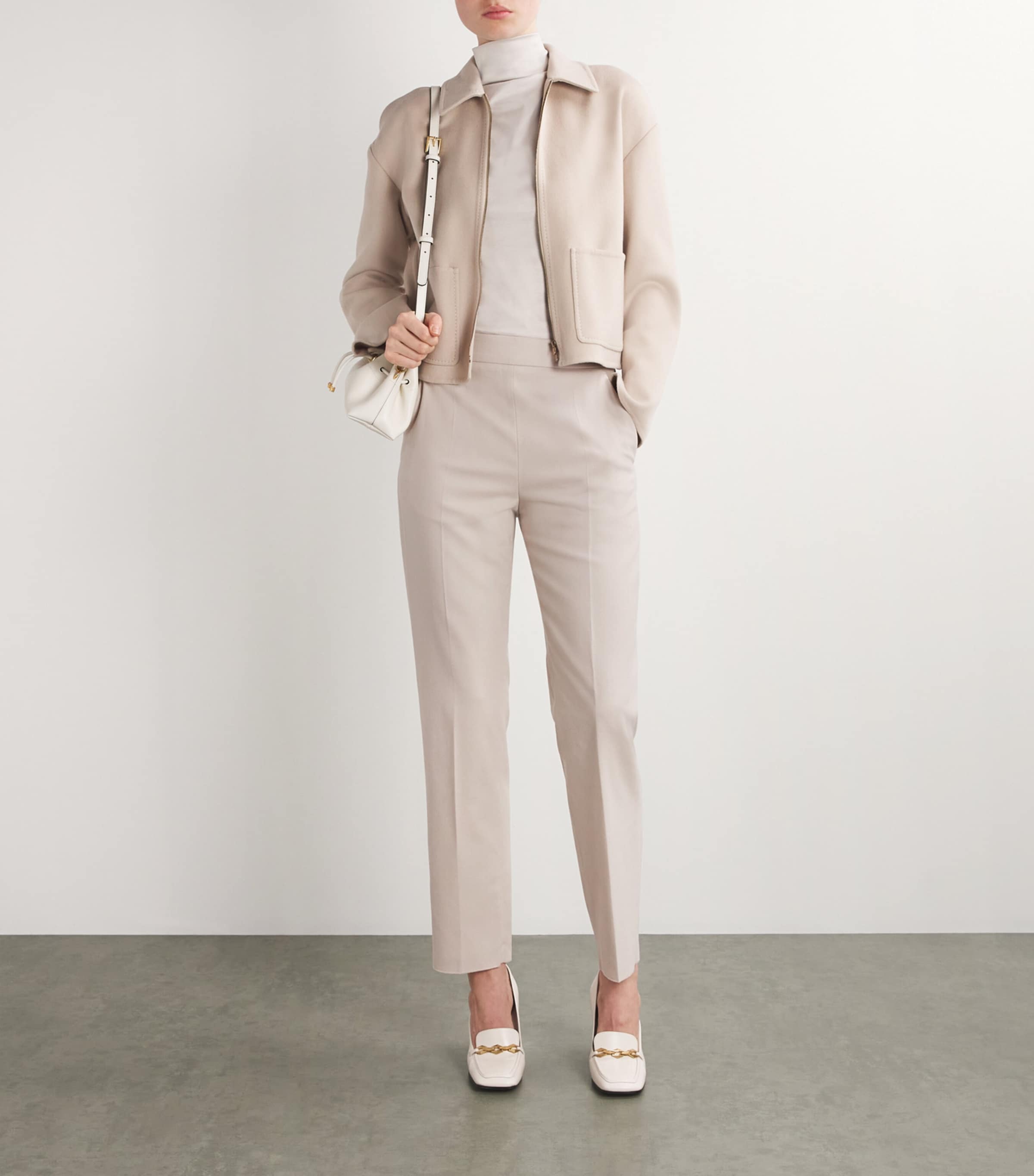 Stretch Straight Tailored Trousers N06 CHANTILLY Image 2