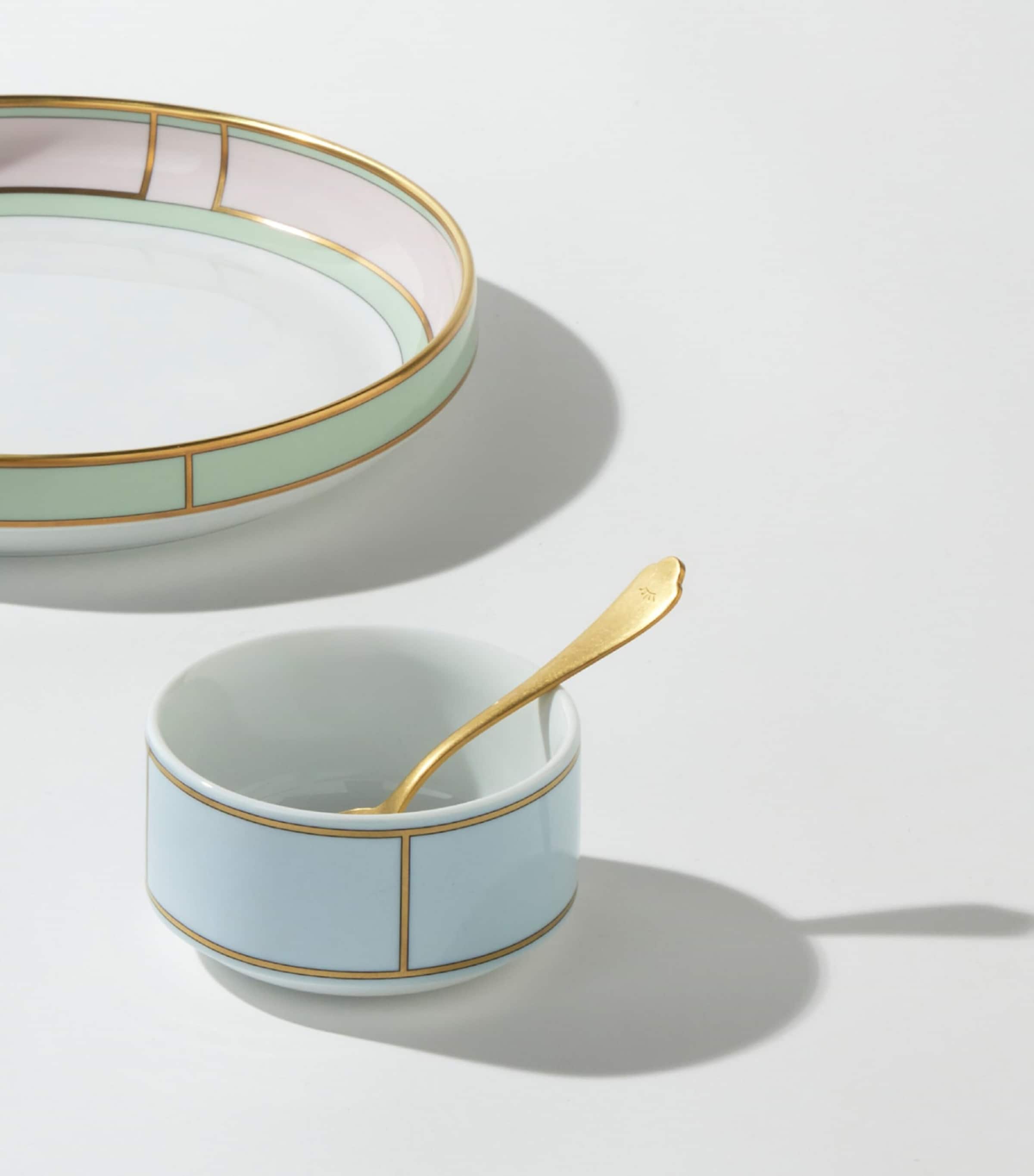 GINORI 1735 Porcelain Colonna Diva Celeste Small Bowl (10cm) Image 3