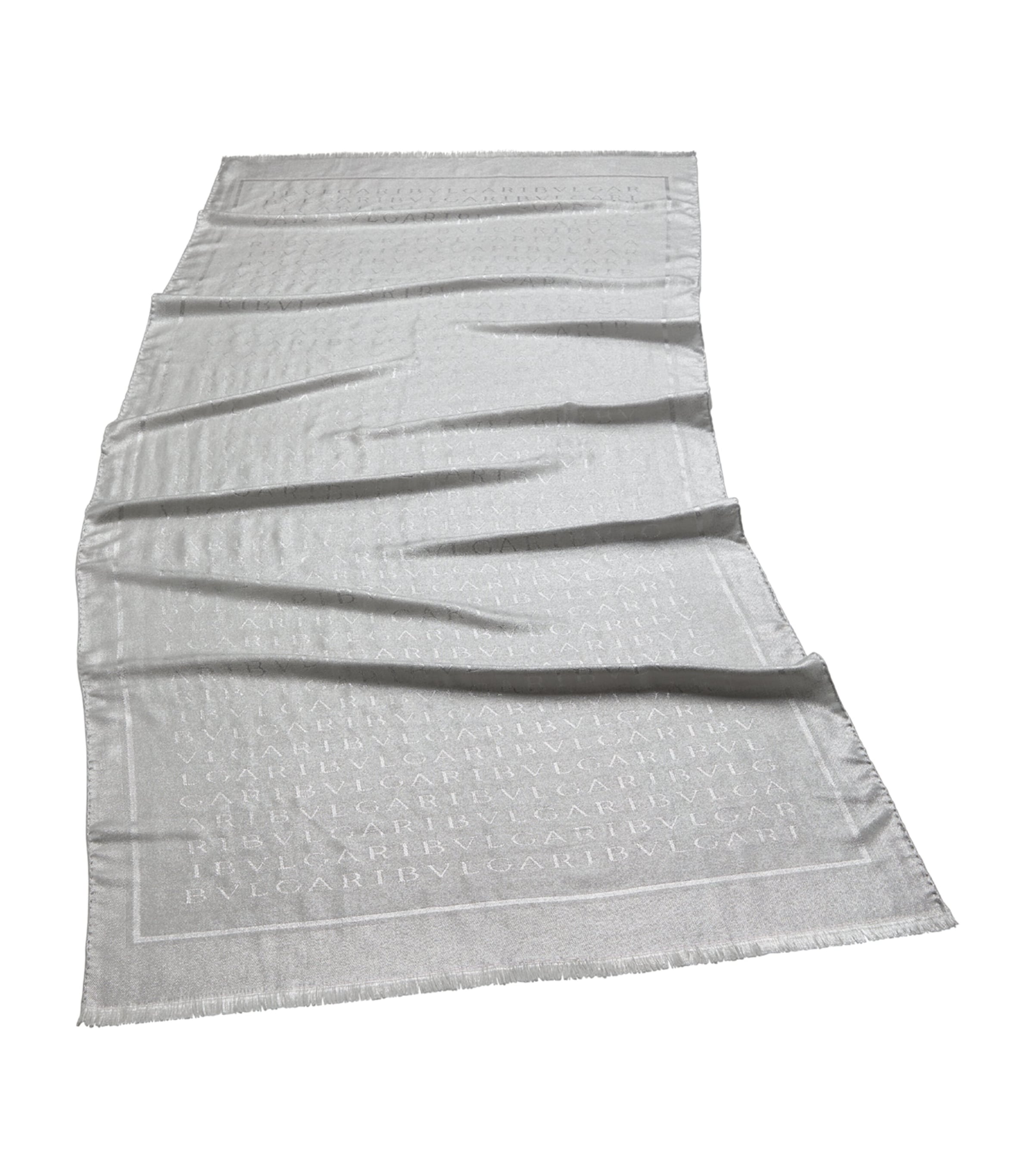 Logomania Lettere Maxi Print Scarf BEIGE MEDIUM Image 1