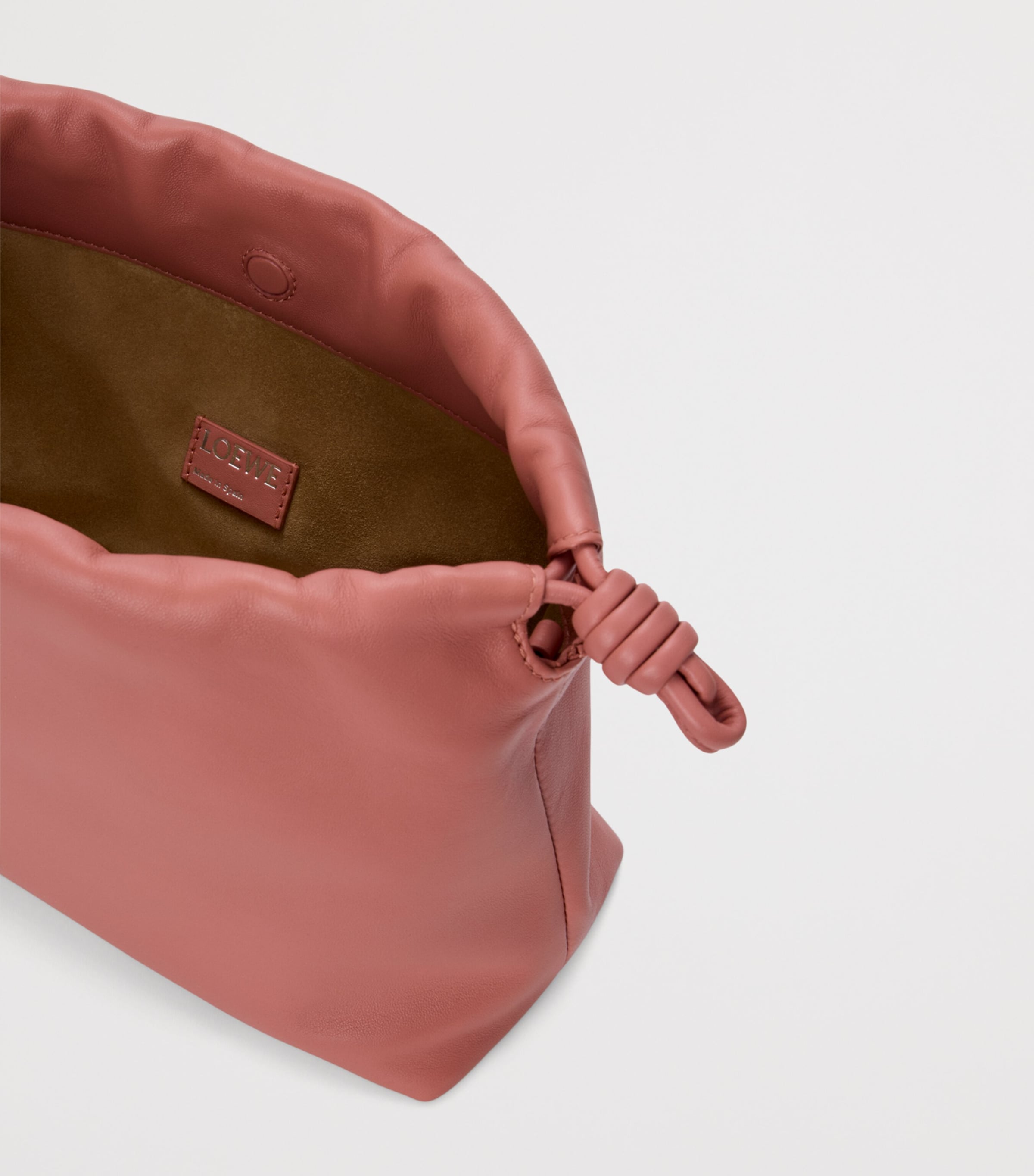 Medium Leather Flamenco Shoulder Bag BLUSH Image 7