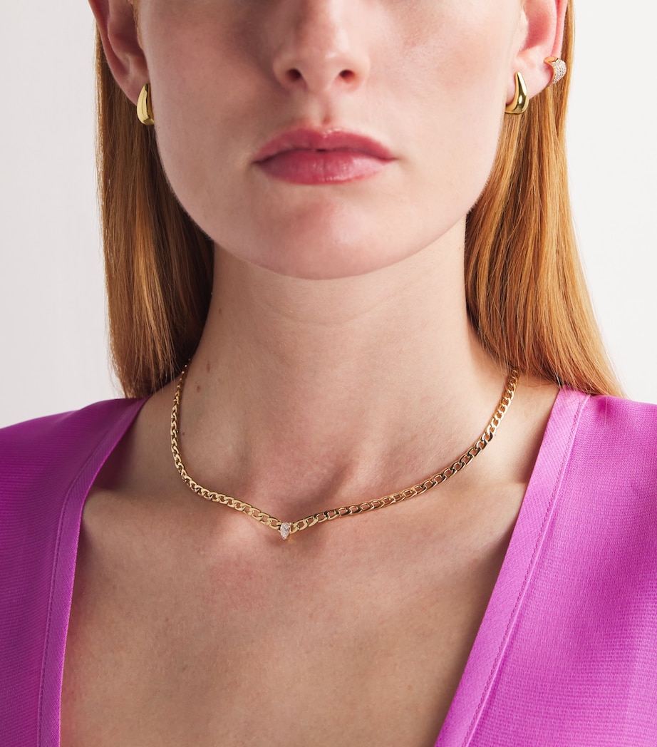 Small Yellow Gold Claw Earrings YELLOW GOLD Image 5