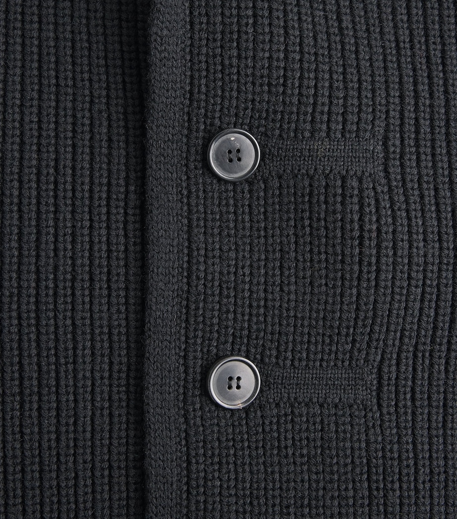 DRIES VAN NOTEN Mens Wool Cardigan Image 7