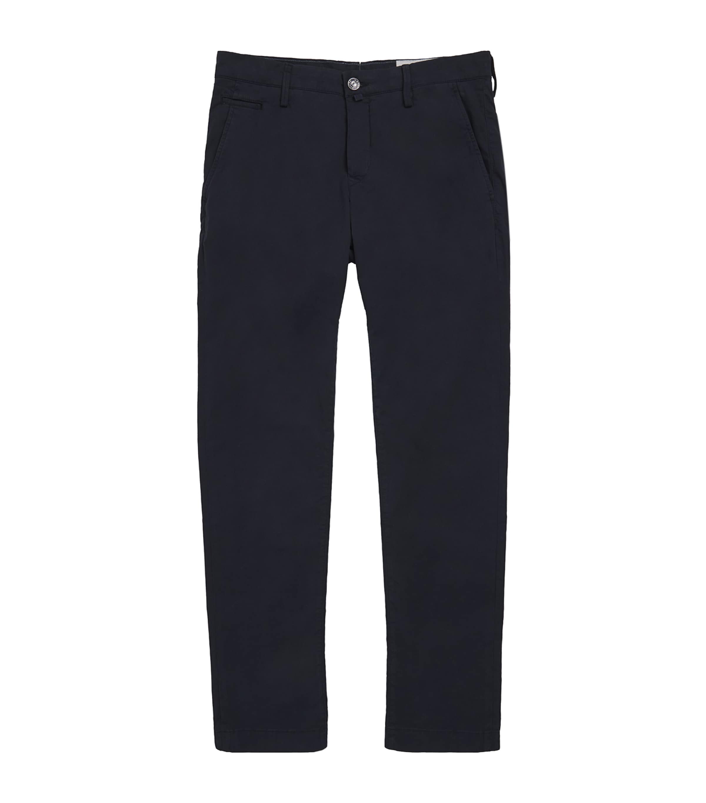 Shop Jacob Cohen Bobby Slim Chinos In Navy