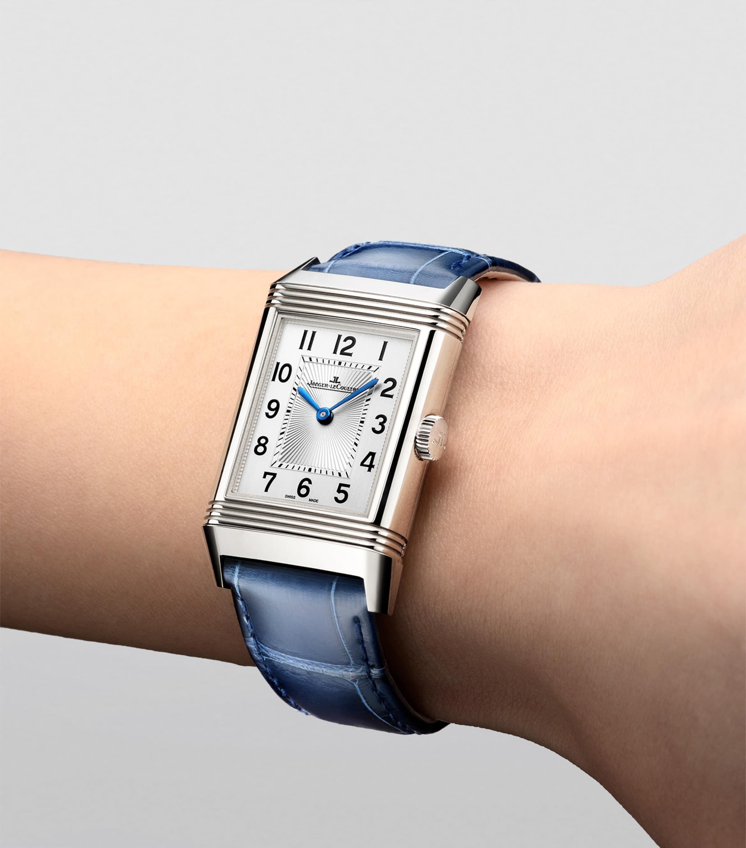 Stainless Steel and Diamond Reverso Classic Duetto Watch 24.4mm STAINLESS STEEL Image 2