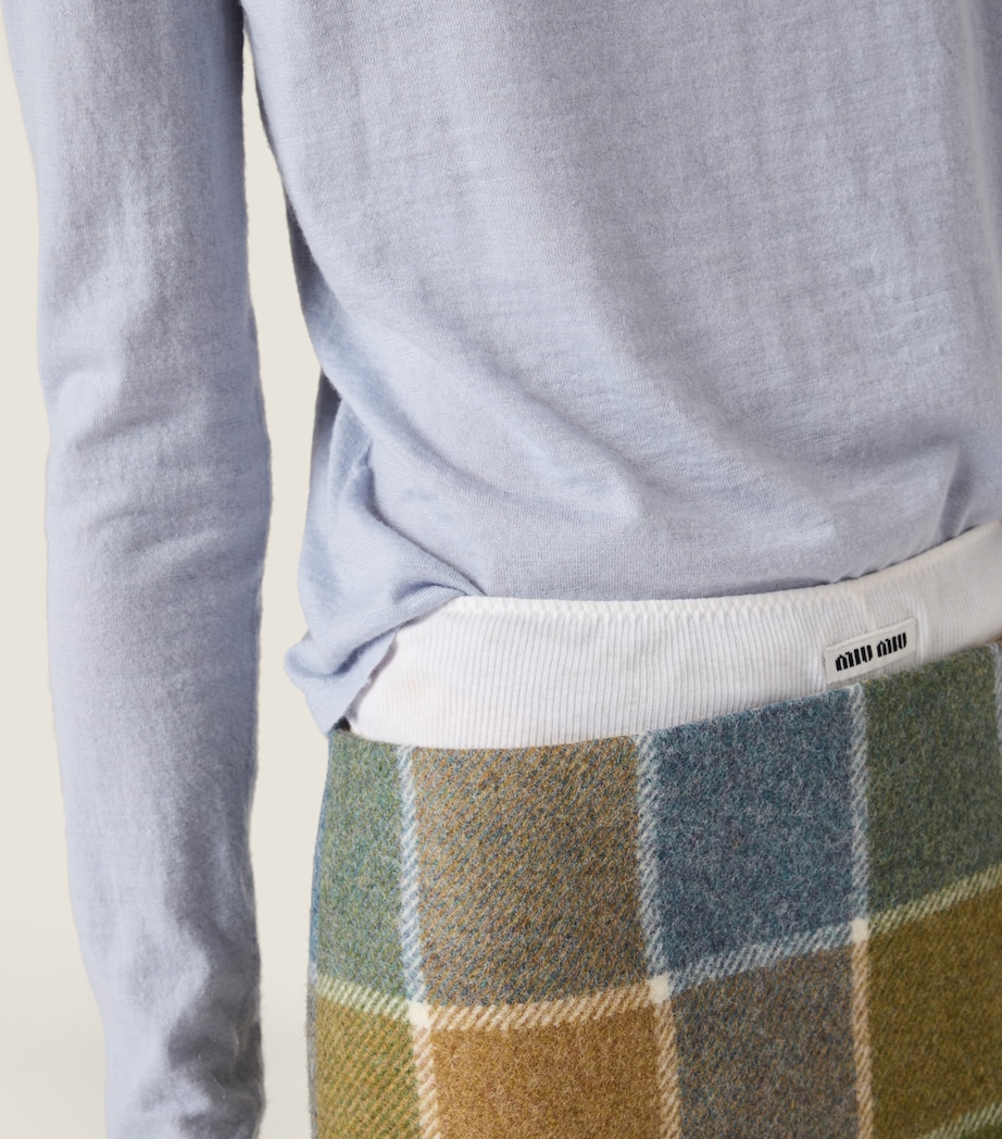 Cashmere Henley T-Shirt F0012 Image 4