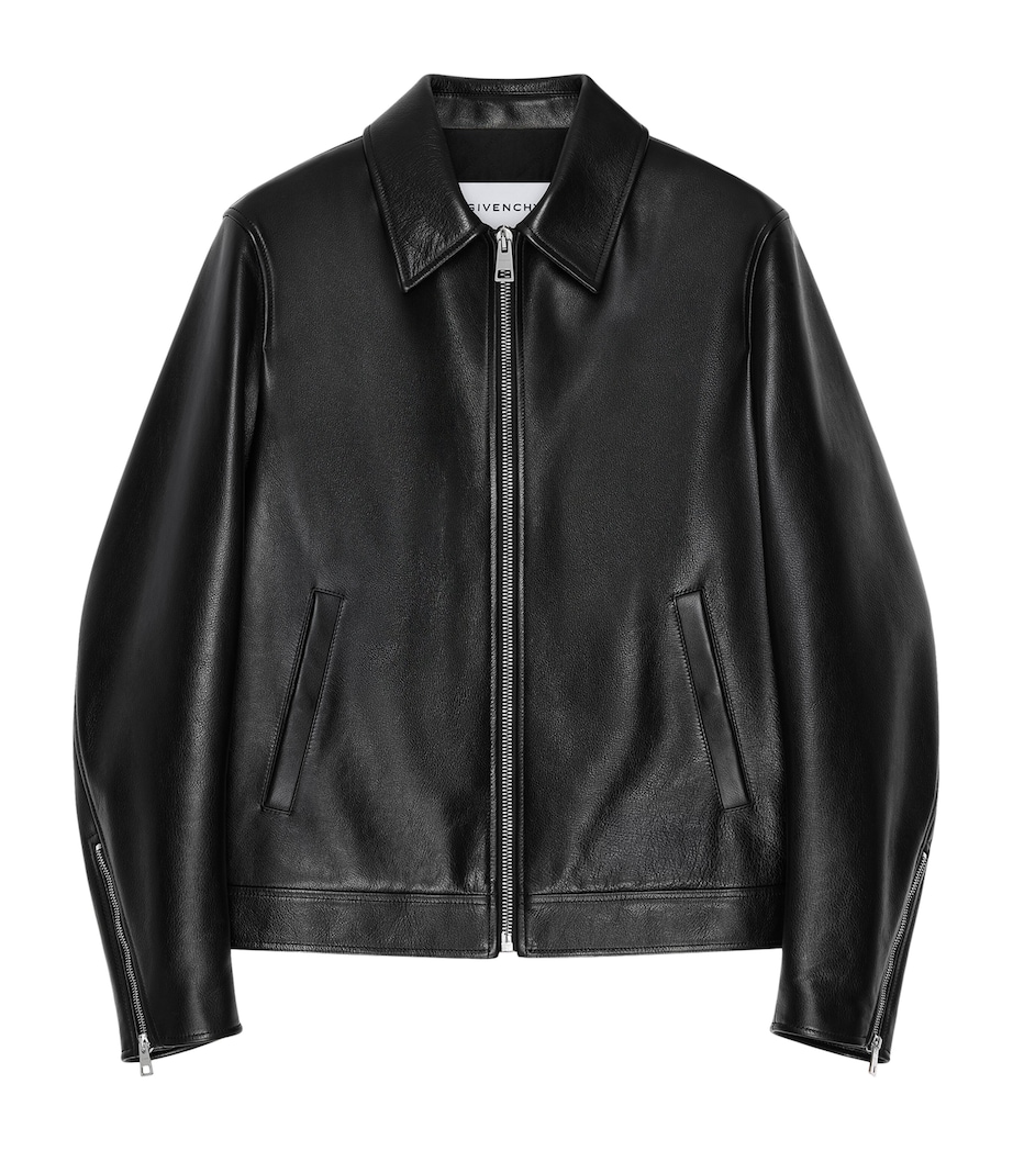 Leather Jacket BLACK Image 1