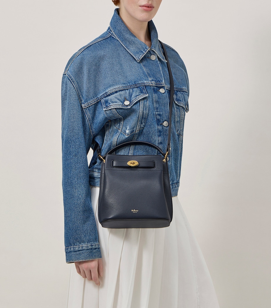 Leather Islington Bucket Bag NIGHT SKY Image 2
