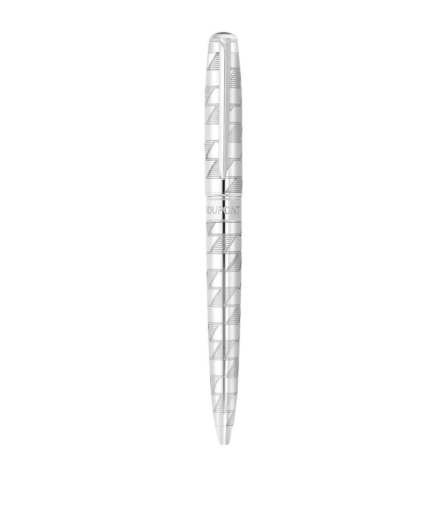 Large Line D Eternity Monogram 1872 Ballpoint Pen PALLADIUM Image 1