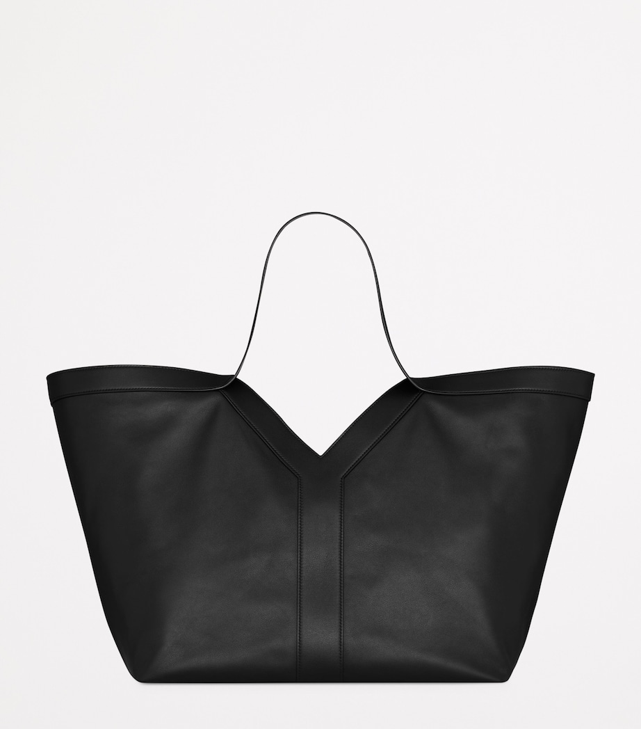 Leather Y Tote Bag 1000 Image 3