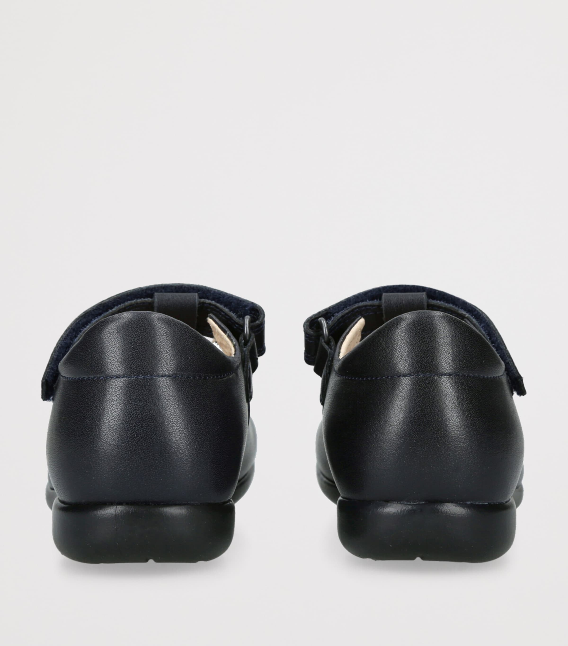 Leather Evie School Shoes NAVY Image 2