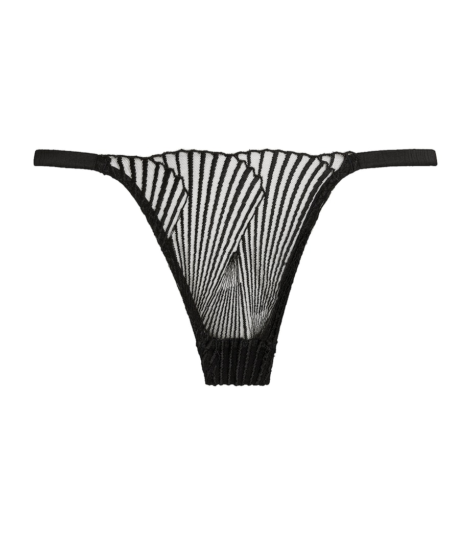 Coco De Mer Womens Athena Brazilian Briefs Black Image 1