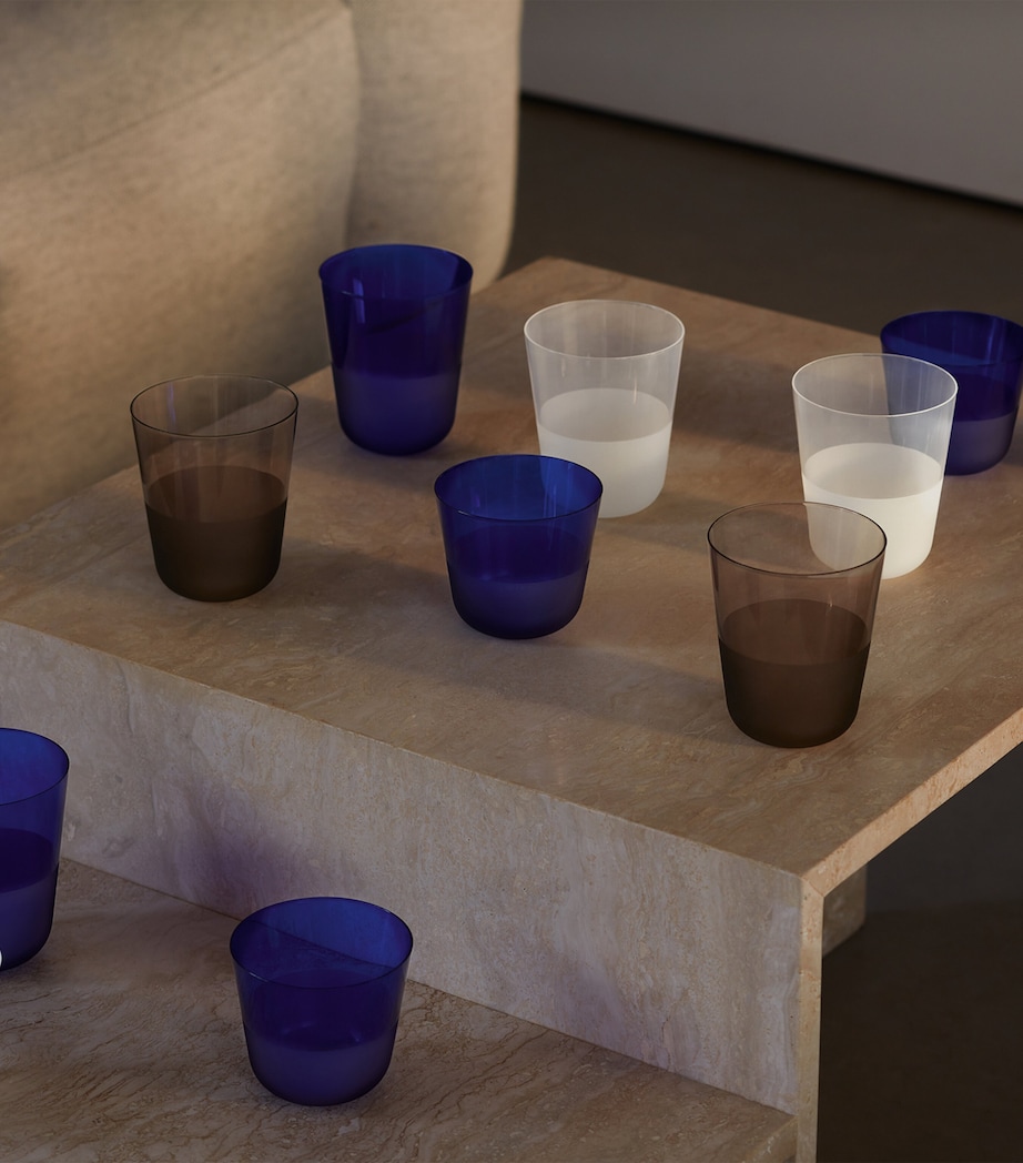 Set of 2 Arc Contrast Tumblers (260ml) BLUE Image 4