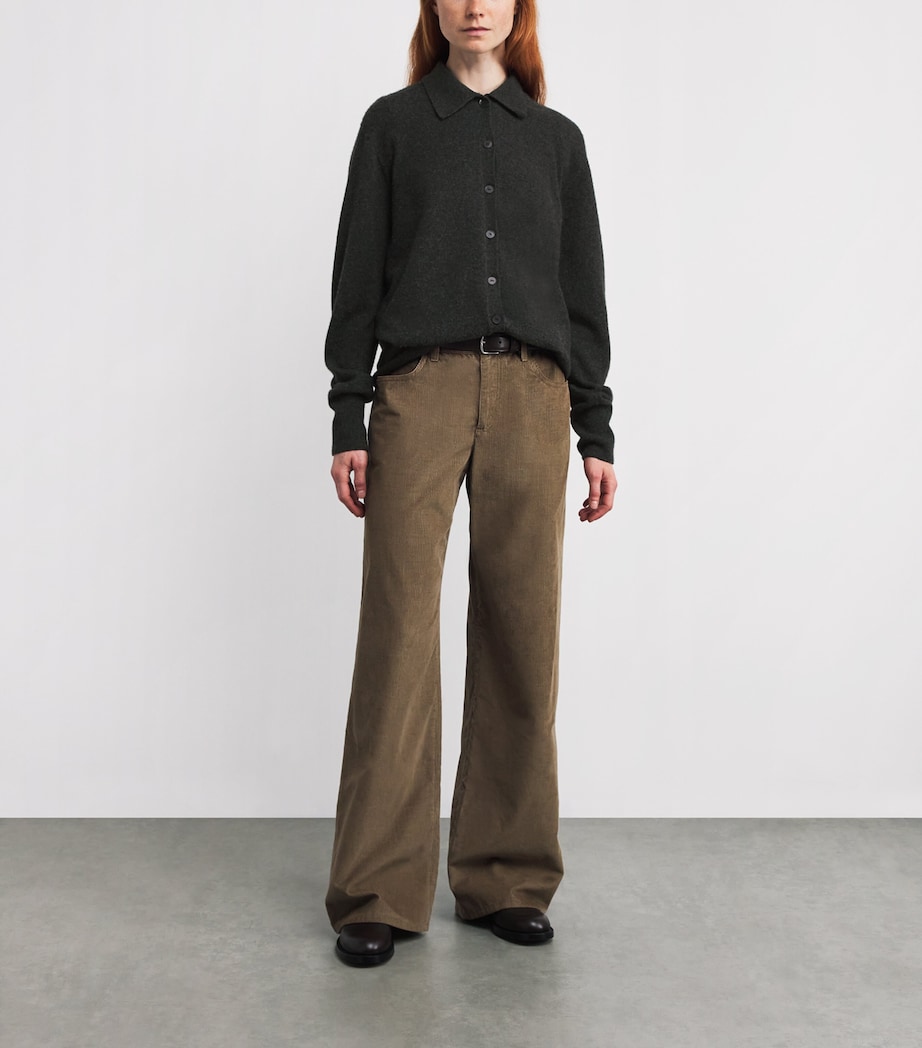 Lillia Cashmere Cardigan ENZYME BLACK Image 2