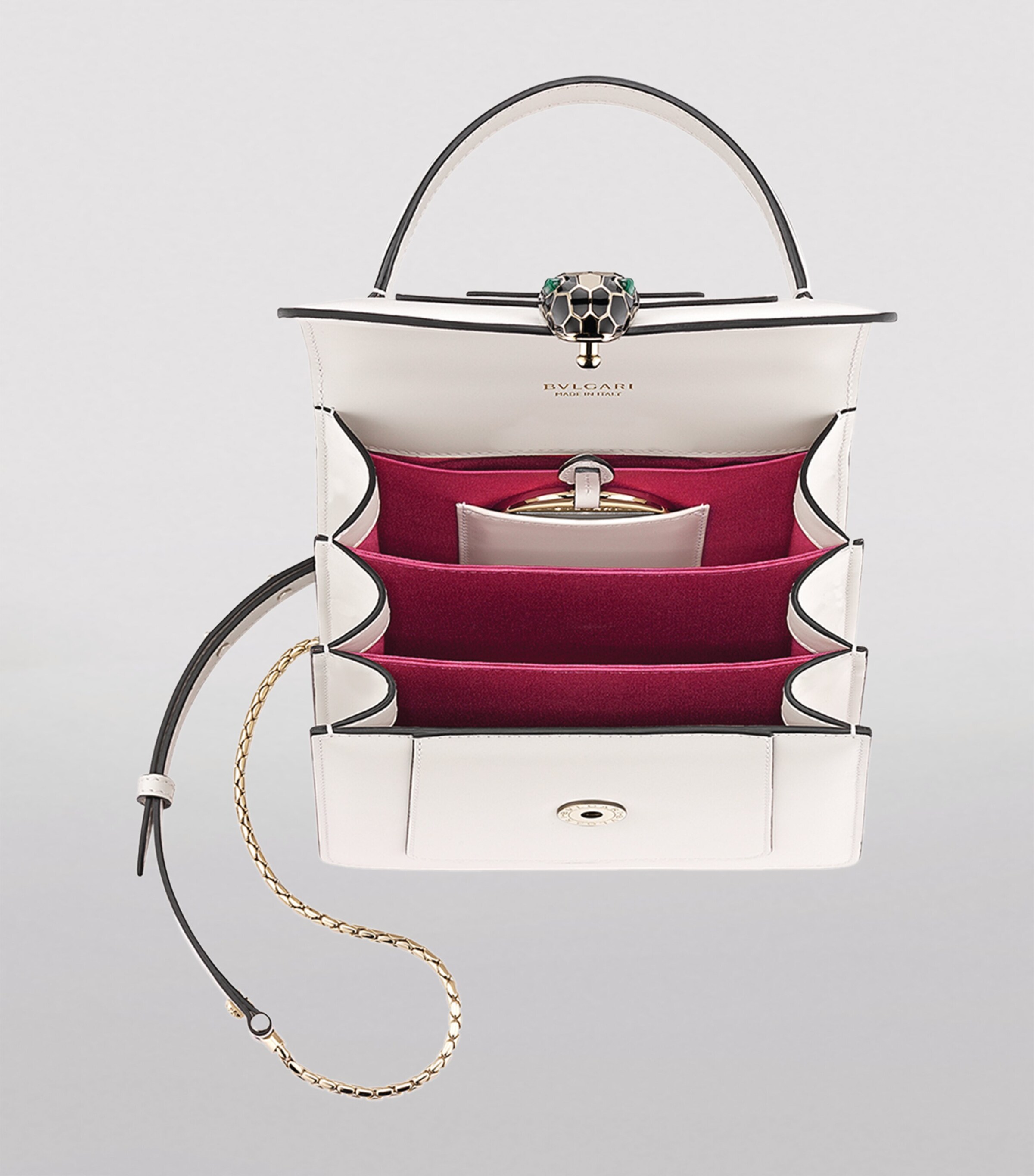 Serpenti Forever Top-Handle Bag OFFWHITE Image 4