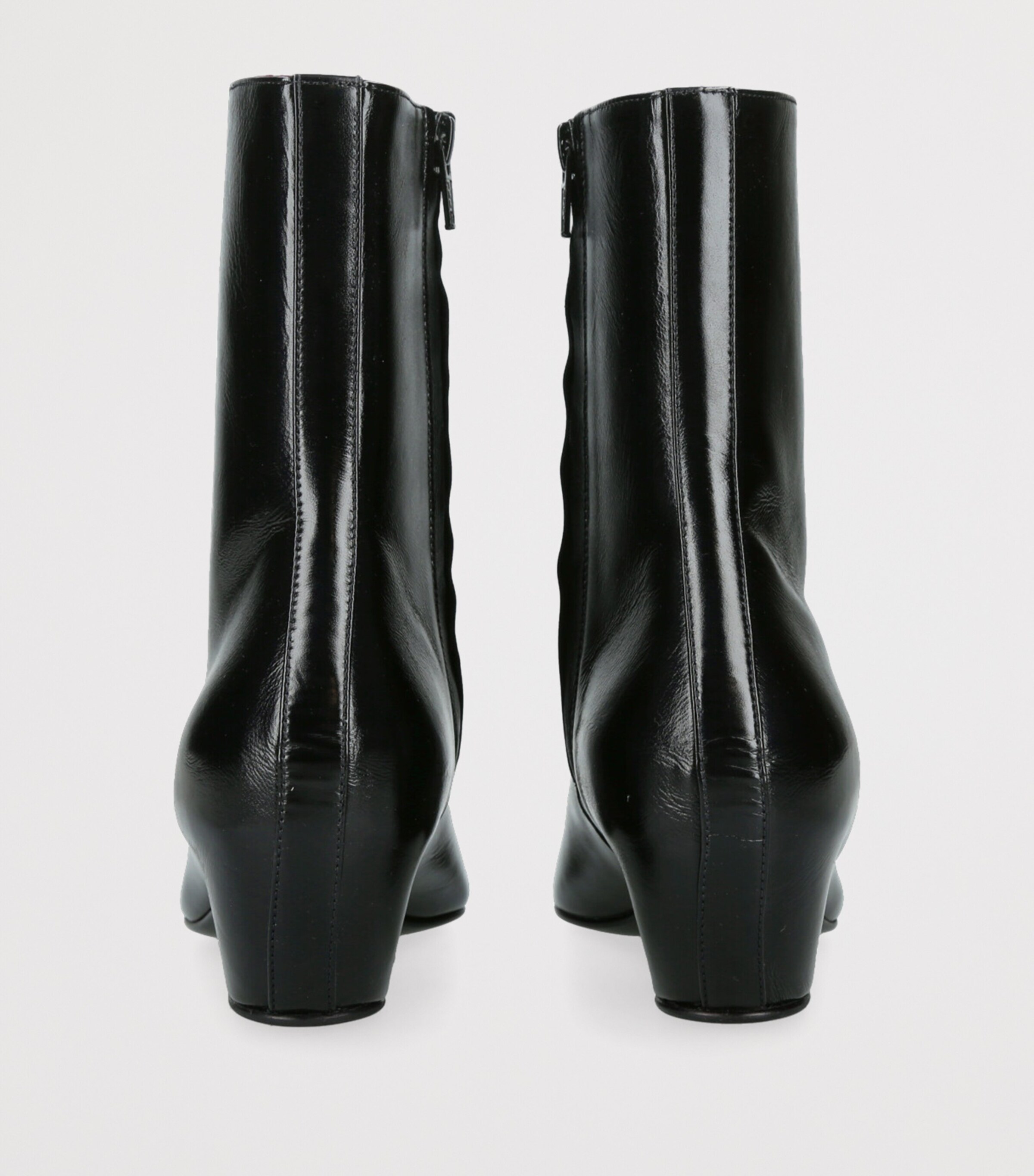 Khaite Leather Sybil Ankle Boots 40 Black Image 2