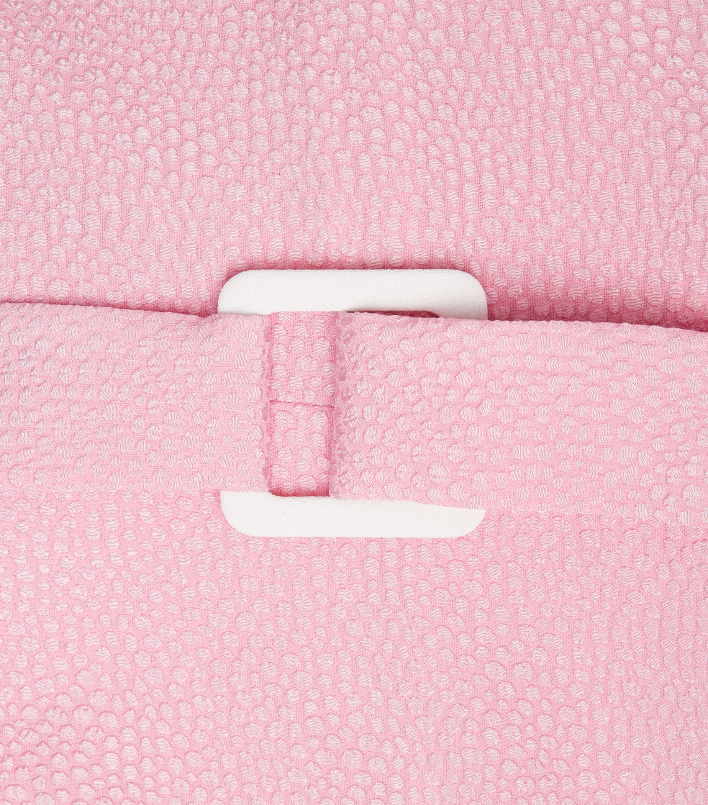 Edeline Lee Womens Bubble Jacquard Dada Midi Dress Pink Image 6