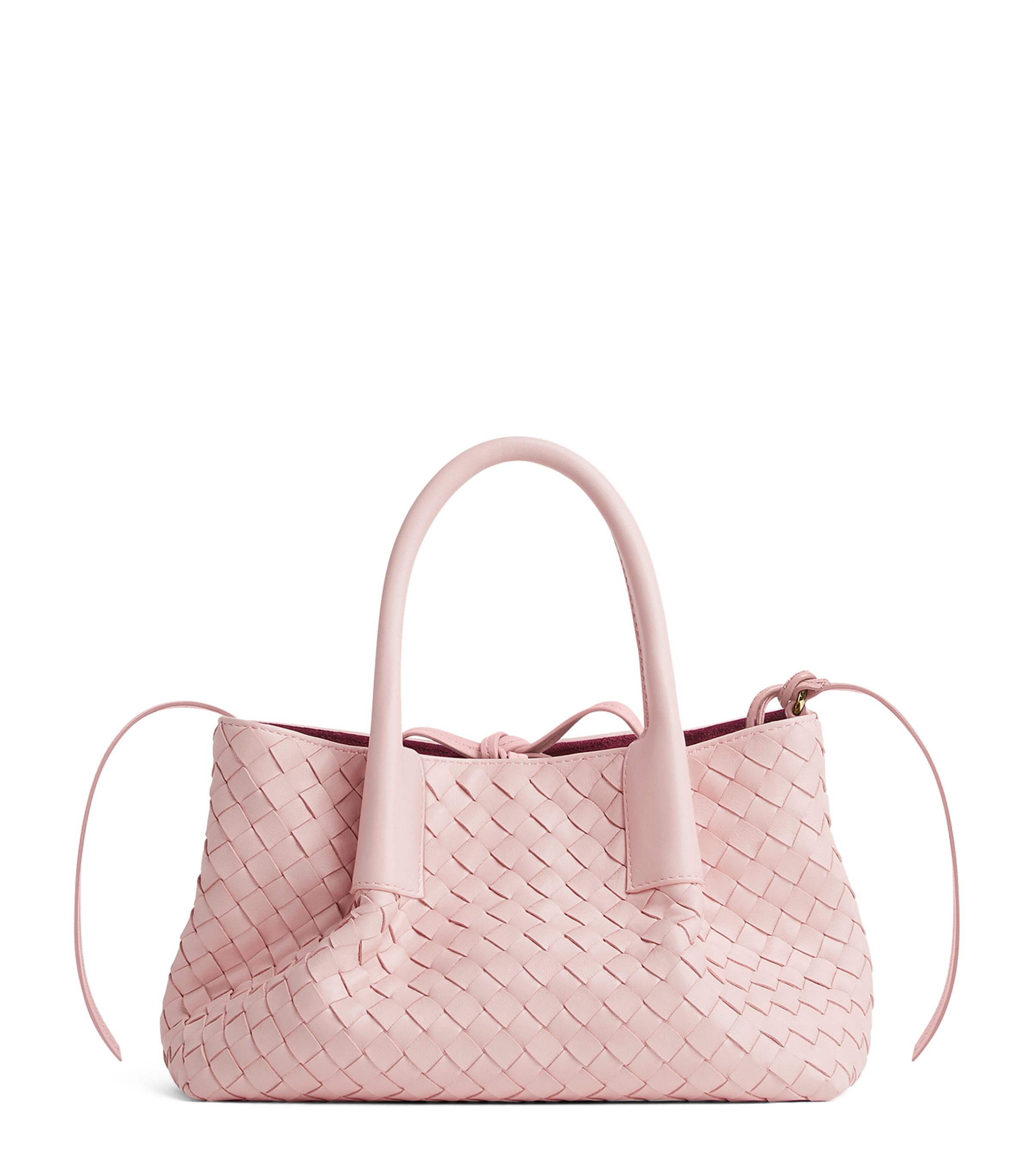 Bottega Veneta Small Leather Intrecciato Pinacoteca Tote Bag