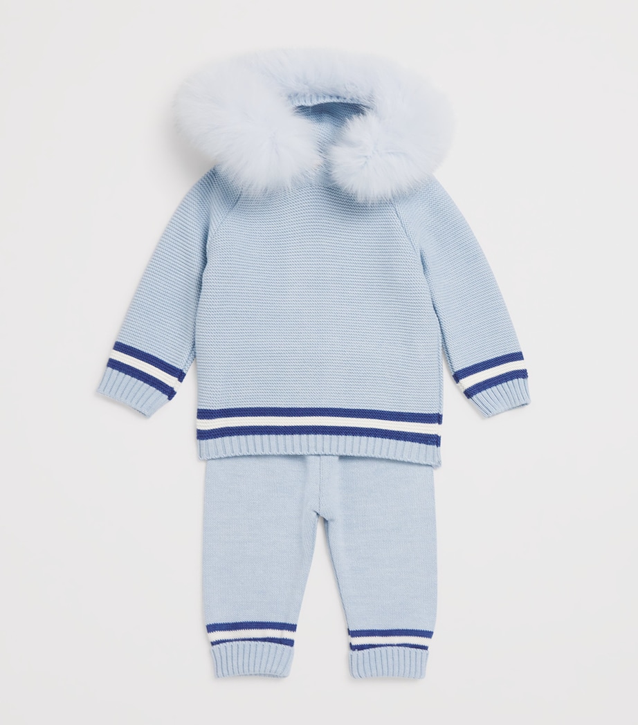 Knitted Sweater and Trousers Set (1-24 Months) OMUTA Image 3