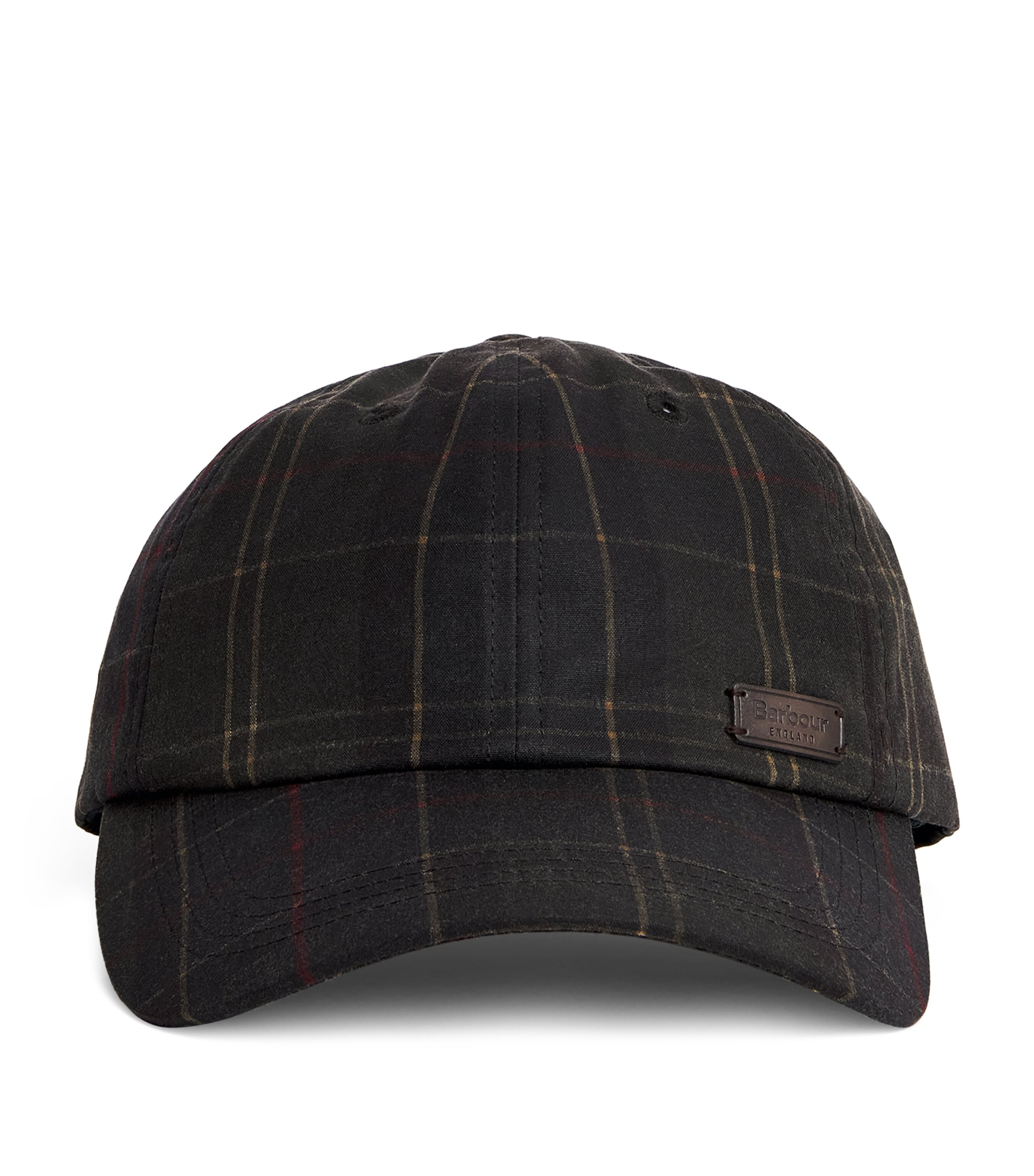 Barbour Water-repellent Tartan Darwen Cap In Black