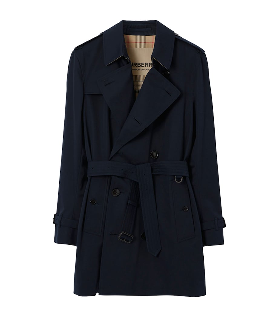 Short Kensington Heritage Trench Coat COAL BLUE Image 1