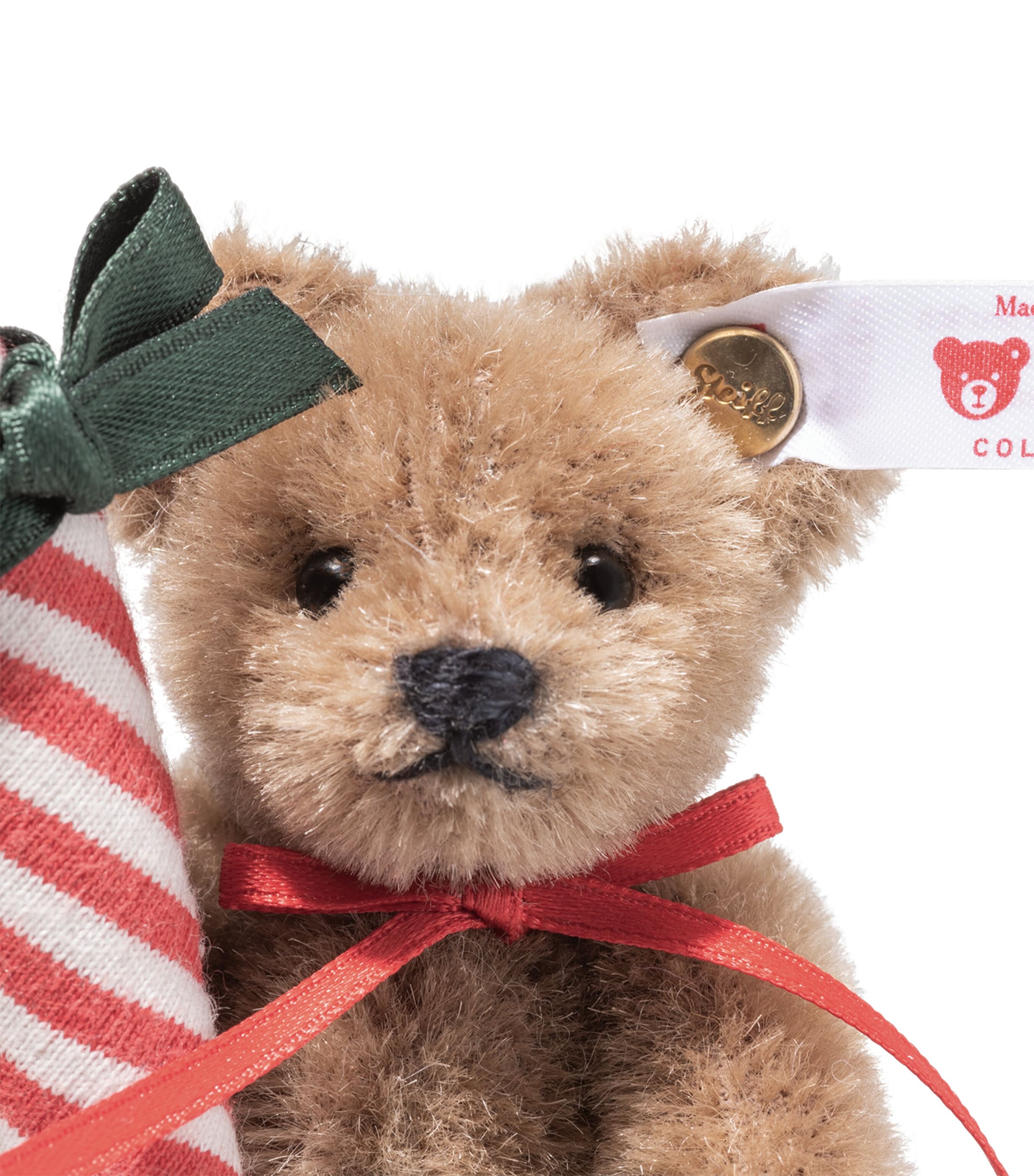 Steiff Teddy Bear Candy Cane Tree Decoration Image 4