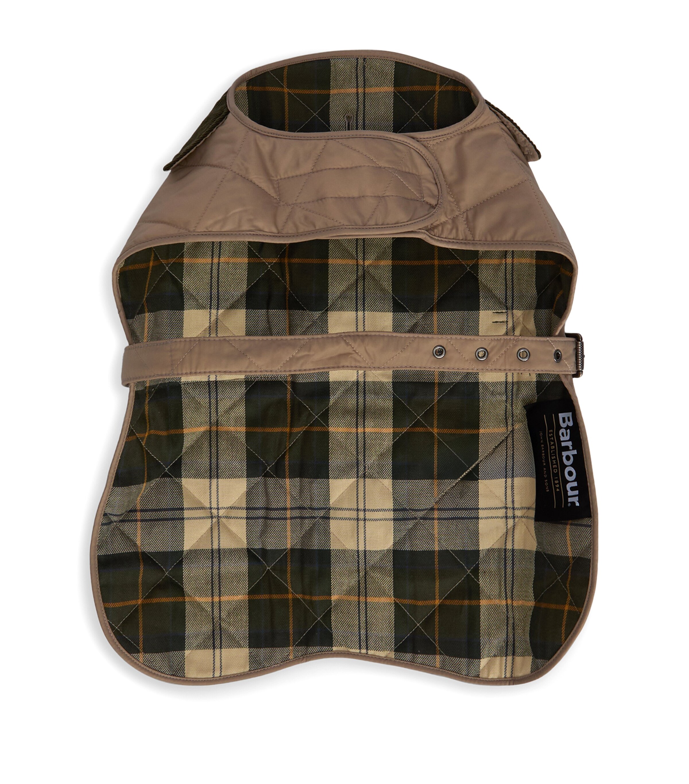 Quilted Dog Coat (Extra Large) SAND Image 3