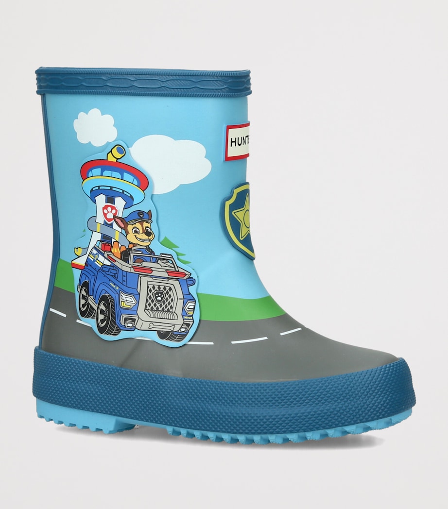 Hunter Kids x Paw Patrol Chase Wellington Boots Blue Other Image 3
