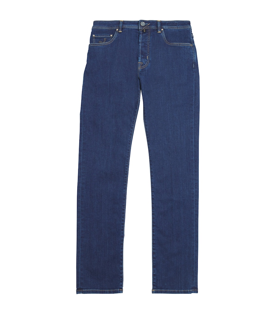 Diamond Dust-Detail Bard Slim Jeans