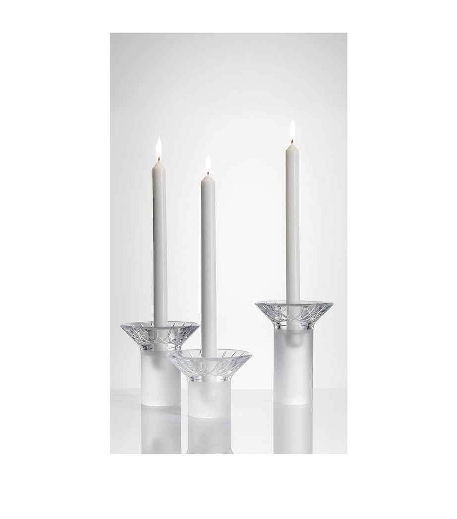 Crystal Lismore Arcus Candlesticks (Set of 3) CLEAR Image 2