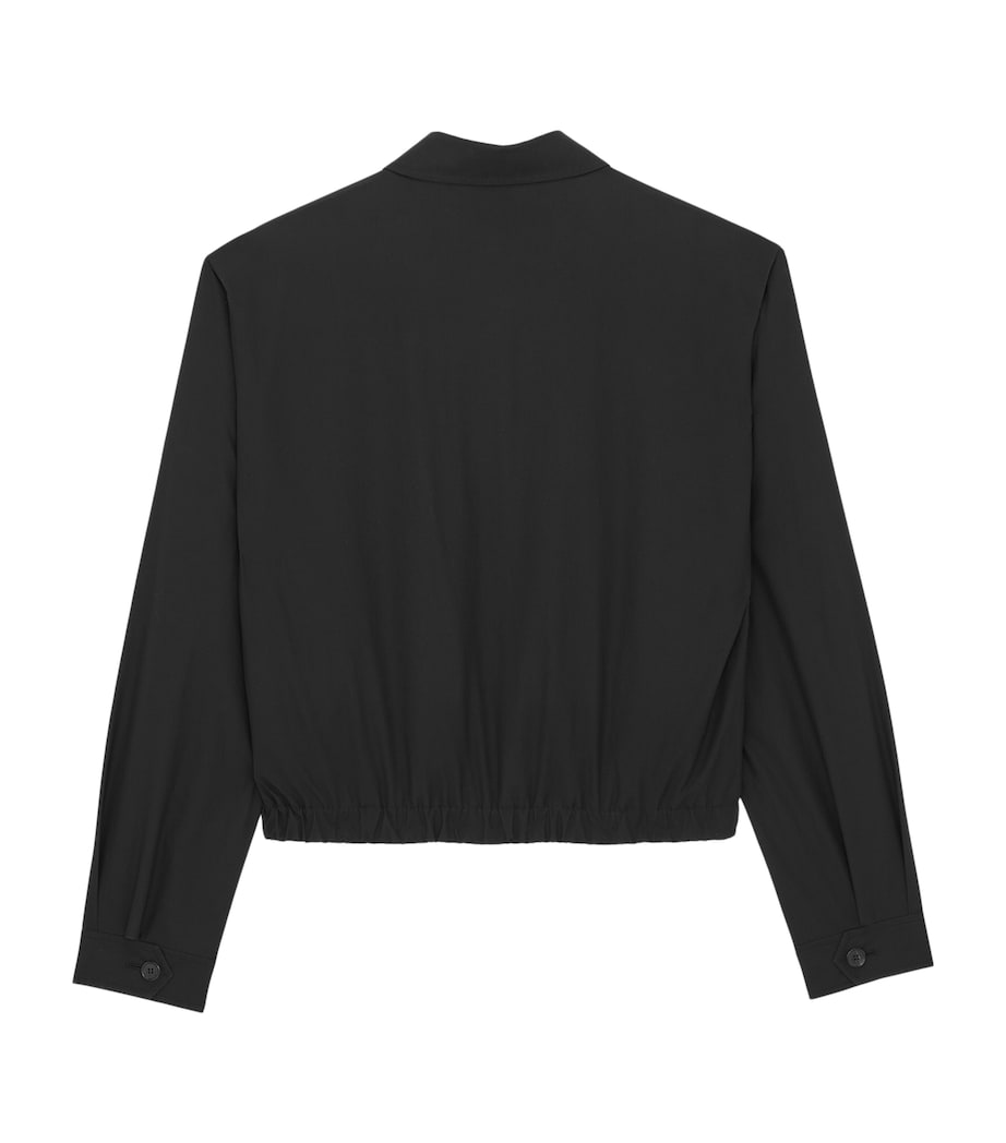 Cotton Cropped Jacket 1000 Image 4