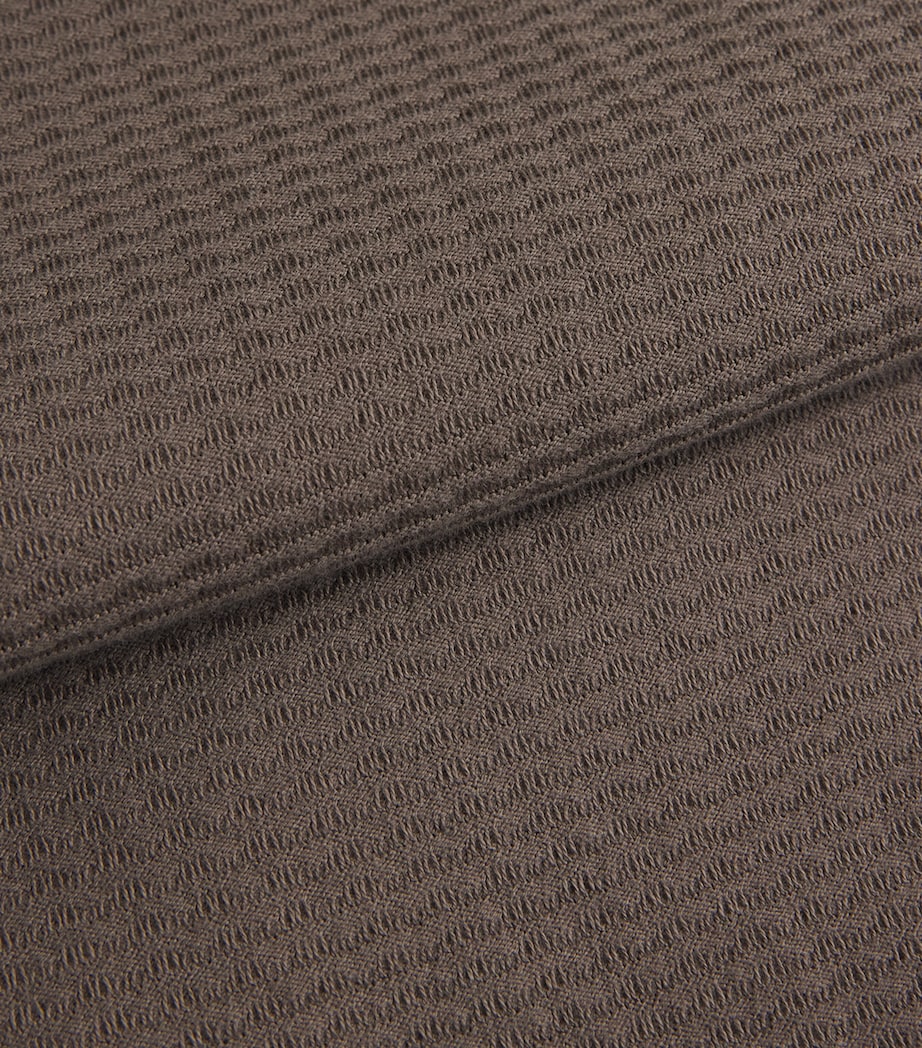 FRAME Mens Cotton Jacquard T-Shirt Soft Taupe Image 6