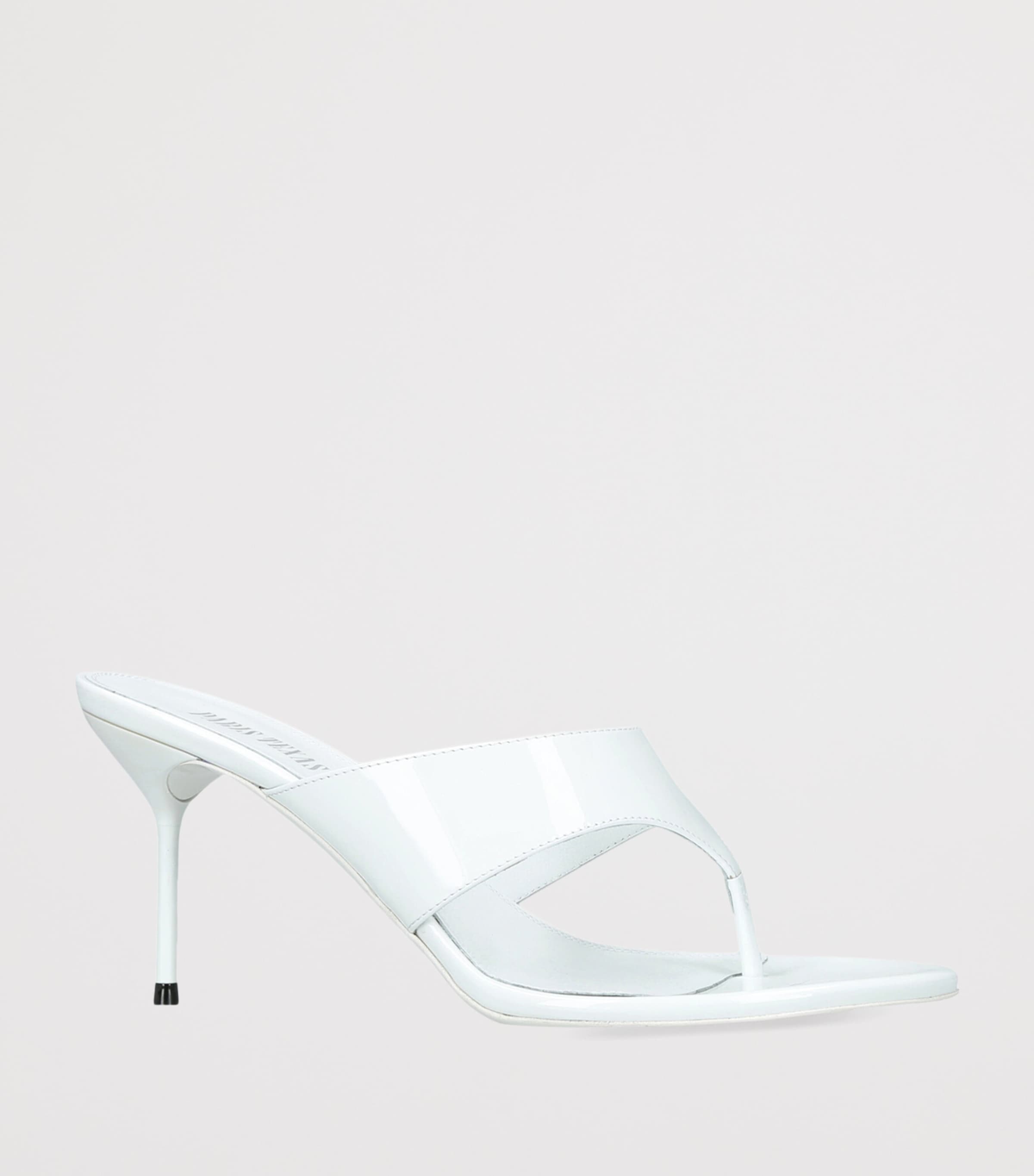 Paris Texas Patent Leather Lidia Sandals 70 Winter Wht Image 3