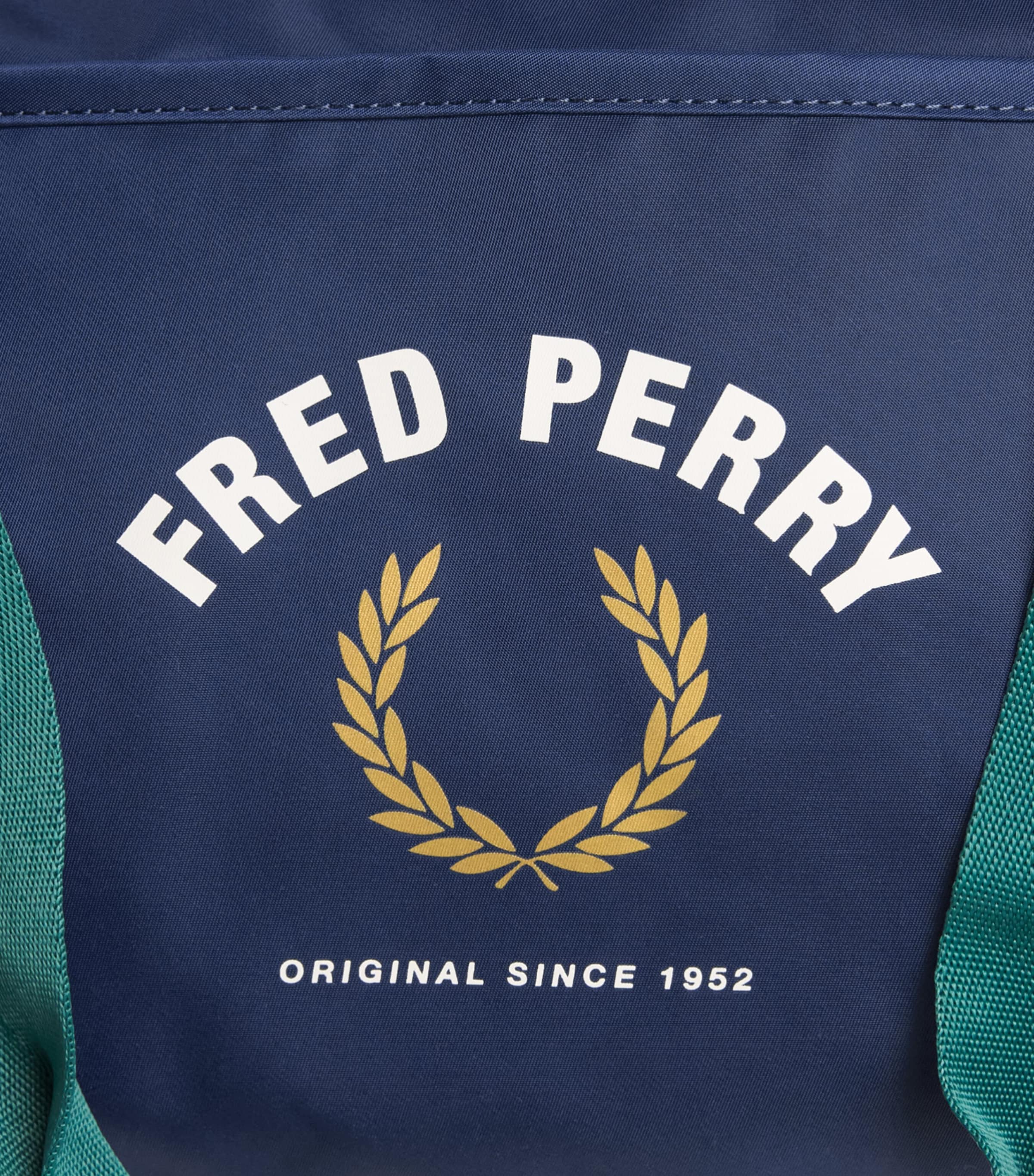 Fred Perry Logo Duffle Bag Tennis Blue Image 6