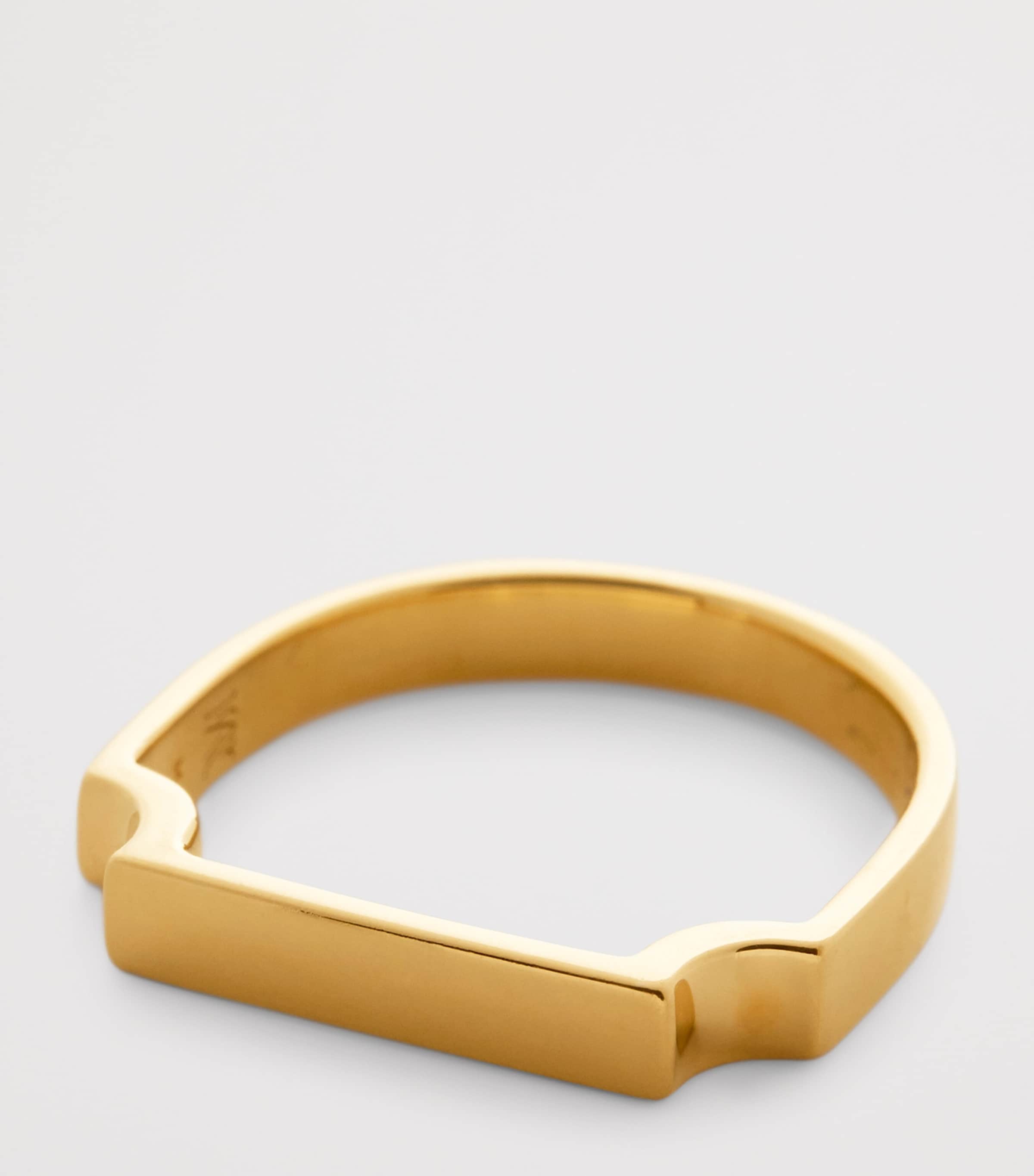 Gold Vermeil Signature Ring 18K GOLD VERMEIL Image 2