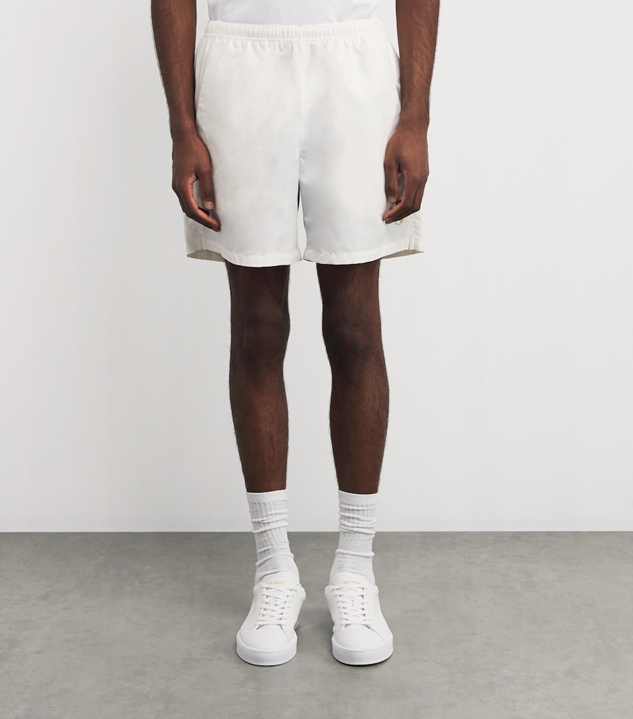 Taslan Tennis Shorts 100-WHITE Image 3