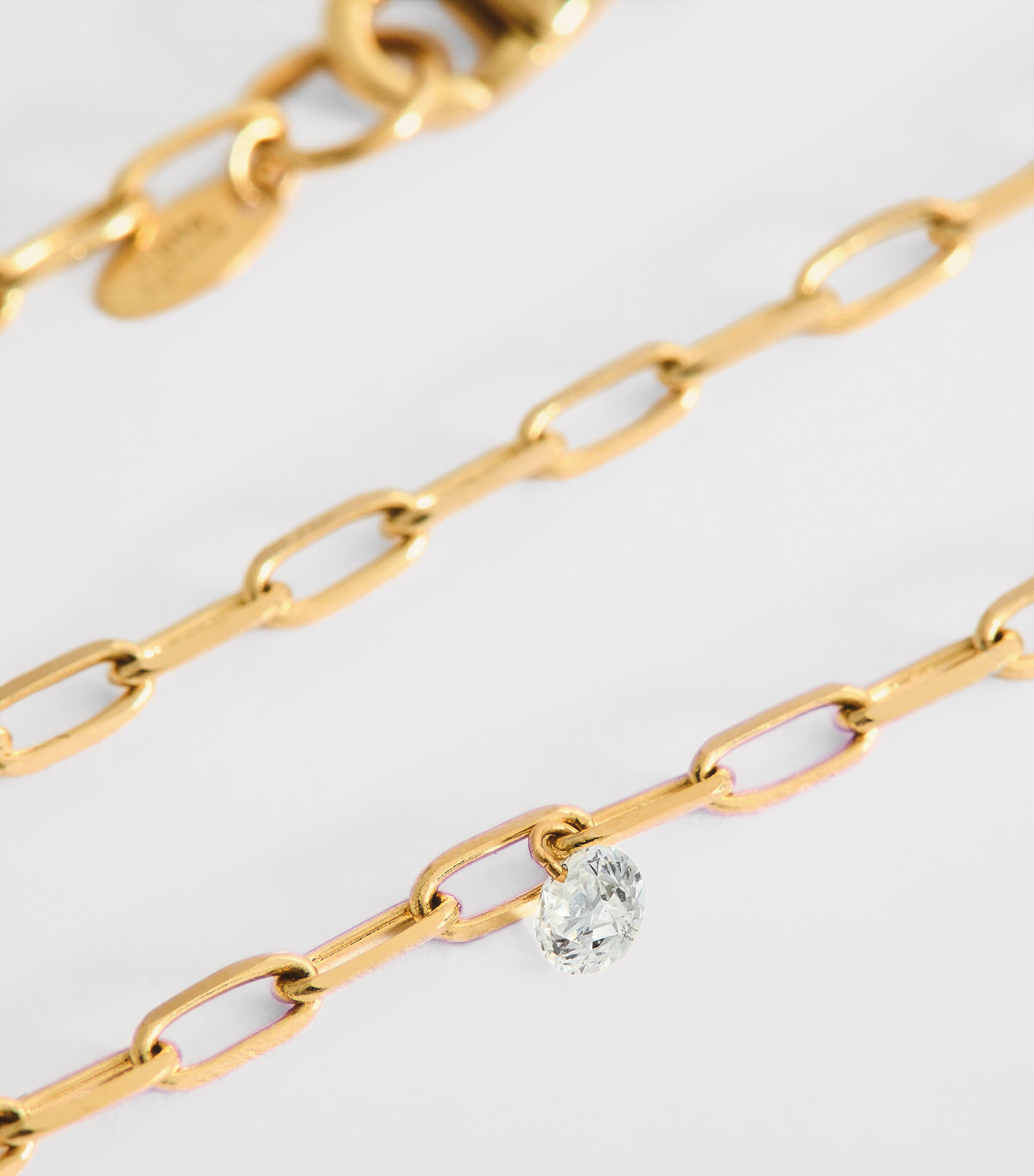 Yellow Gold and Diamond Danaé Necklace YELLOW GOLD Image 5