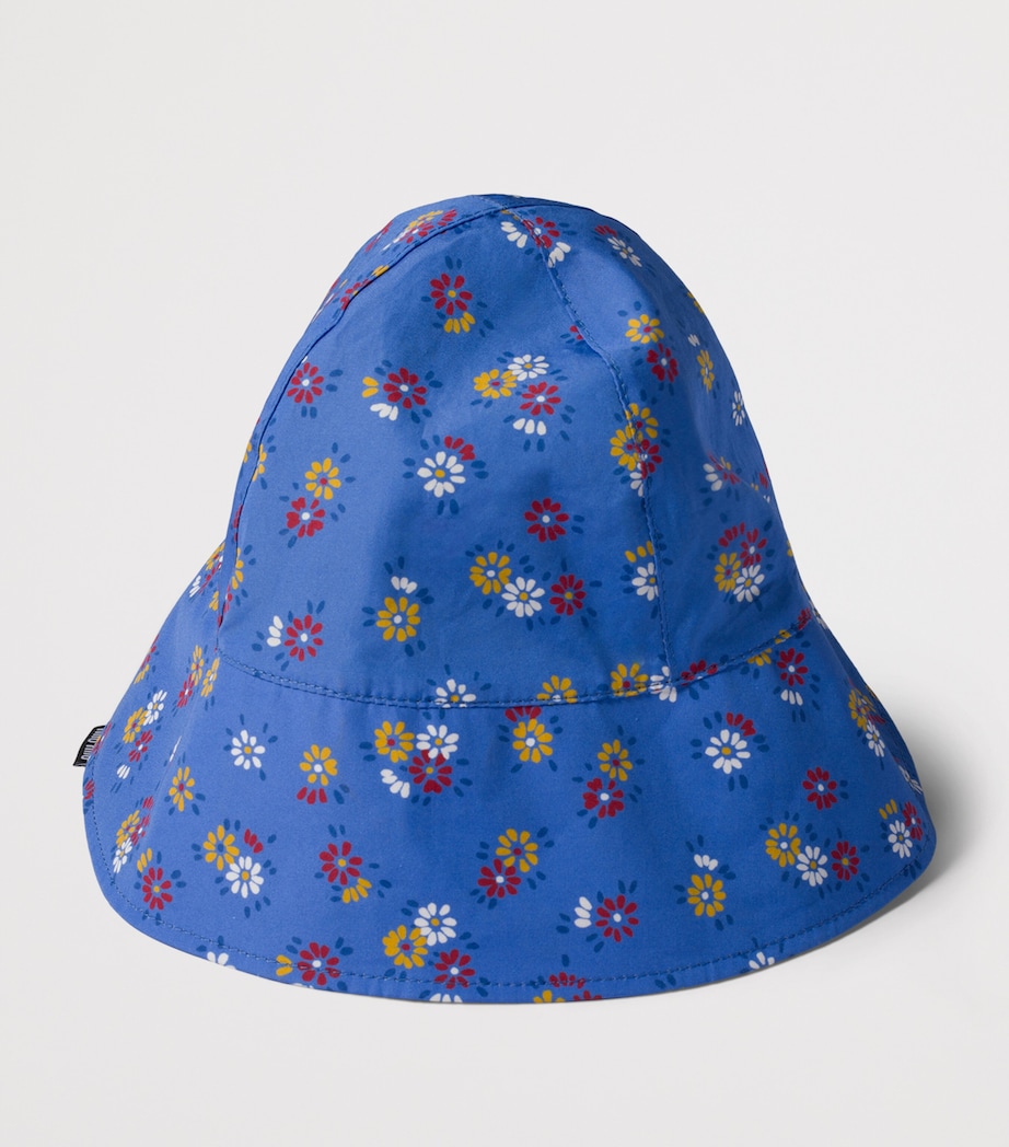 Miu Miu Cotton Floral Bucket Hat Light Blue Image 2