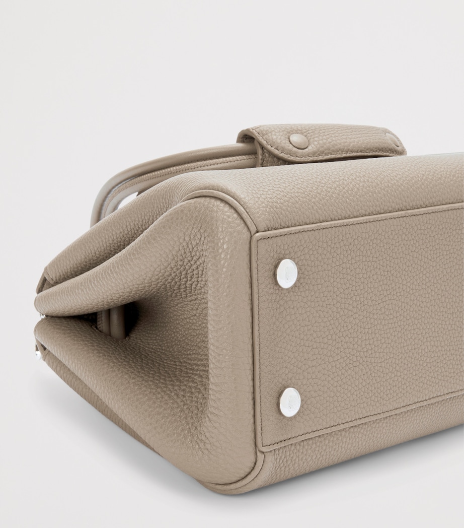 LOEWE Small Grained Leather Madrid Shoulder Bag Clay Image 9