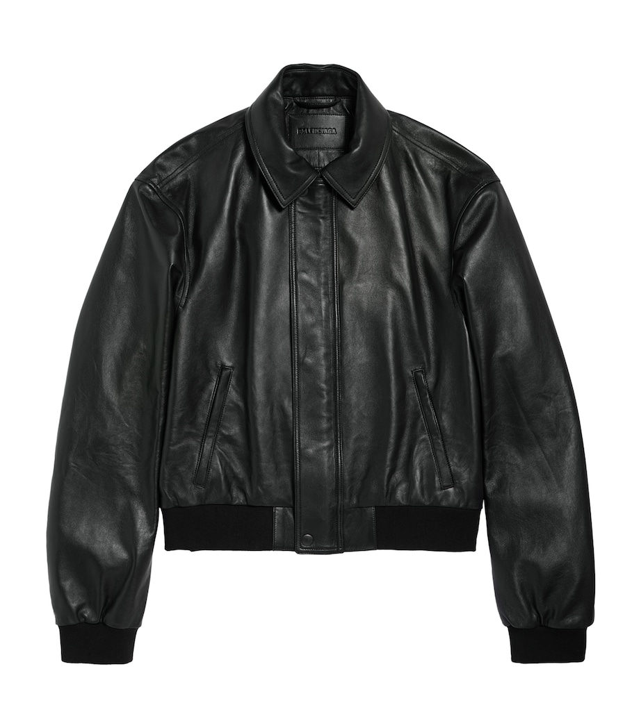 Balenciaga Mens Leather Taxi Jacket Image 1