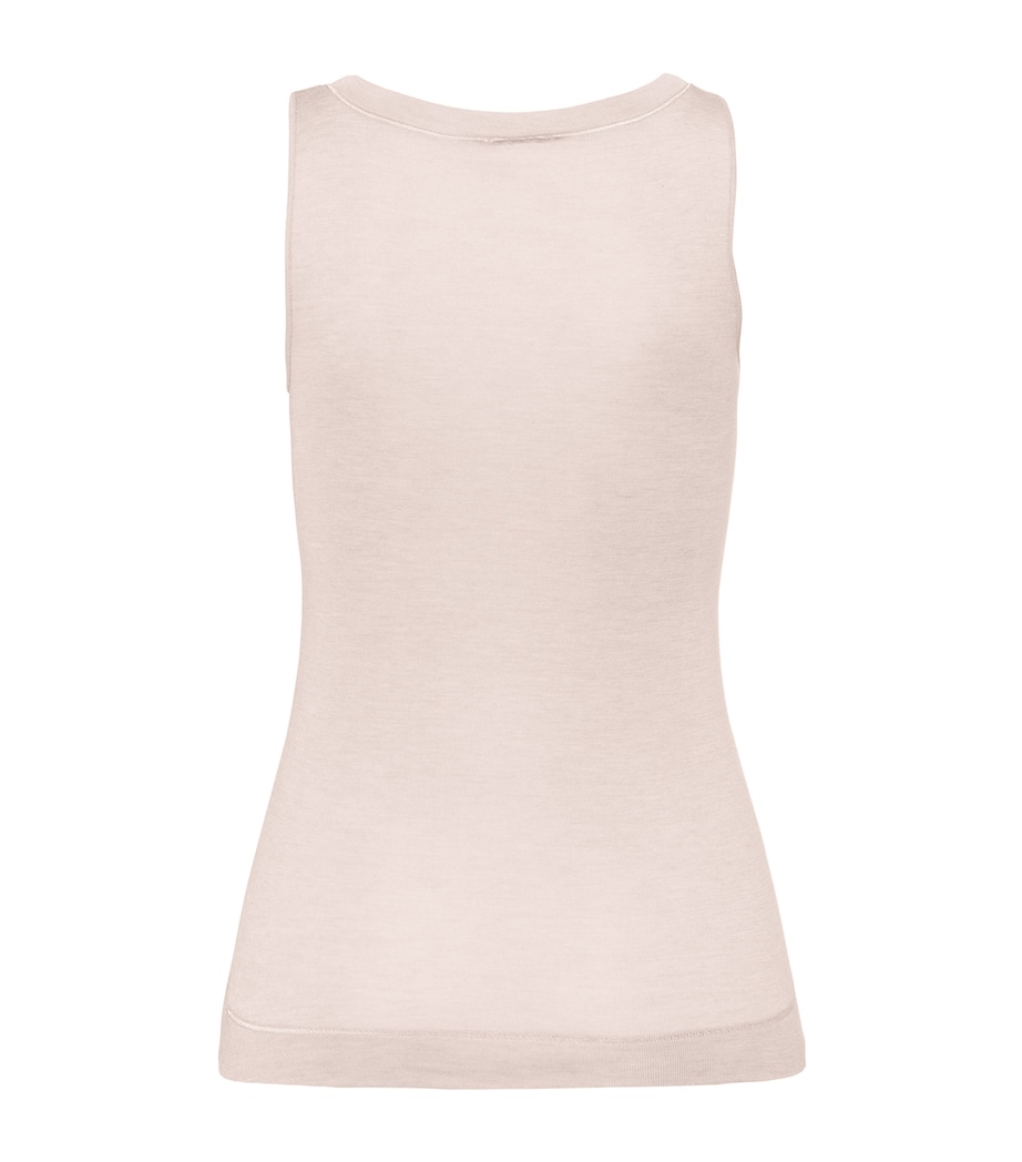 Silk-Cashmere Tank Top IVORY Image 2