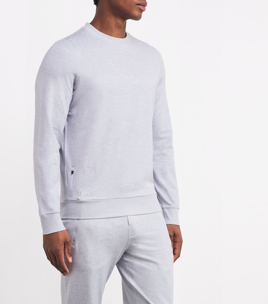 DreamKnit Ponto Performance Sweatshirt PLATINUM HEATHER Image 3